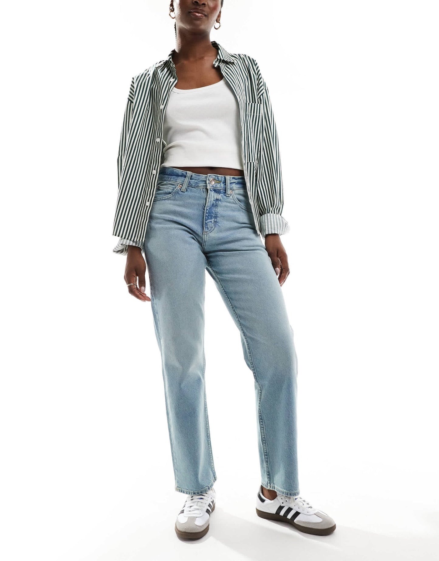 Lee Rider Classic relaxed straight fit jeans in light blue - ASOS Sample Sale
