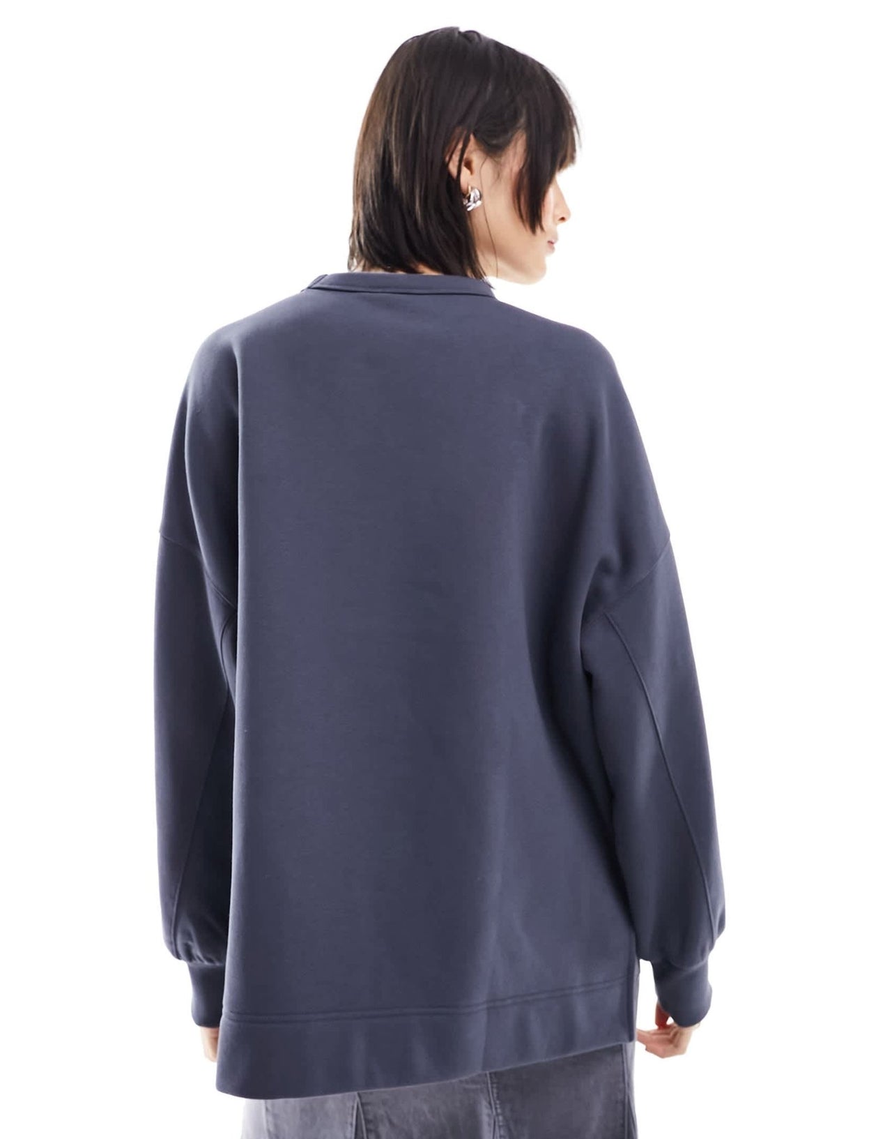 Lee riders printed logo sweatshirt in navy - ASOS Sample Sale