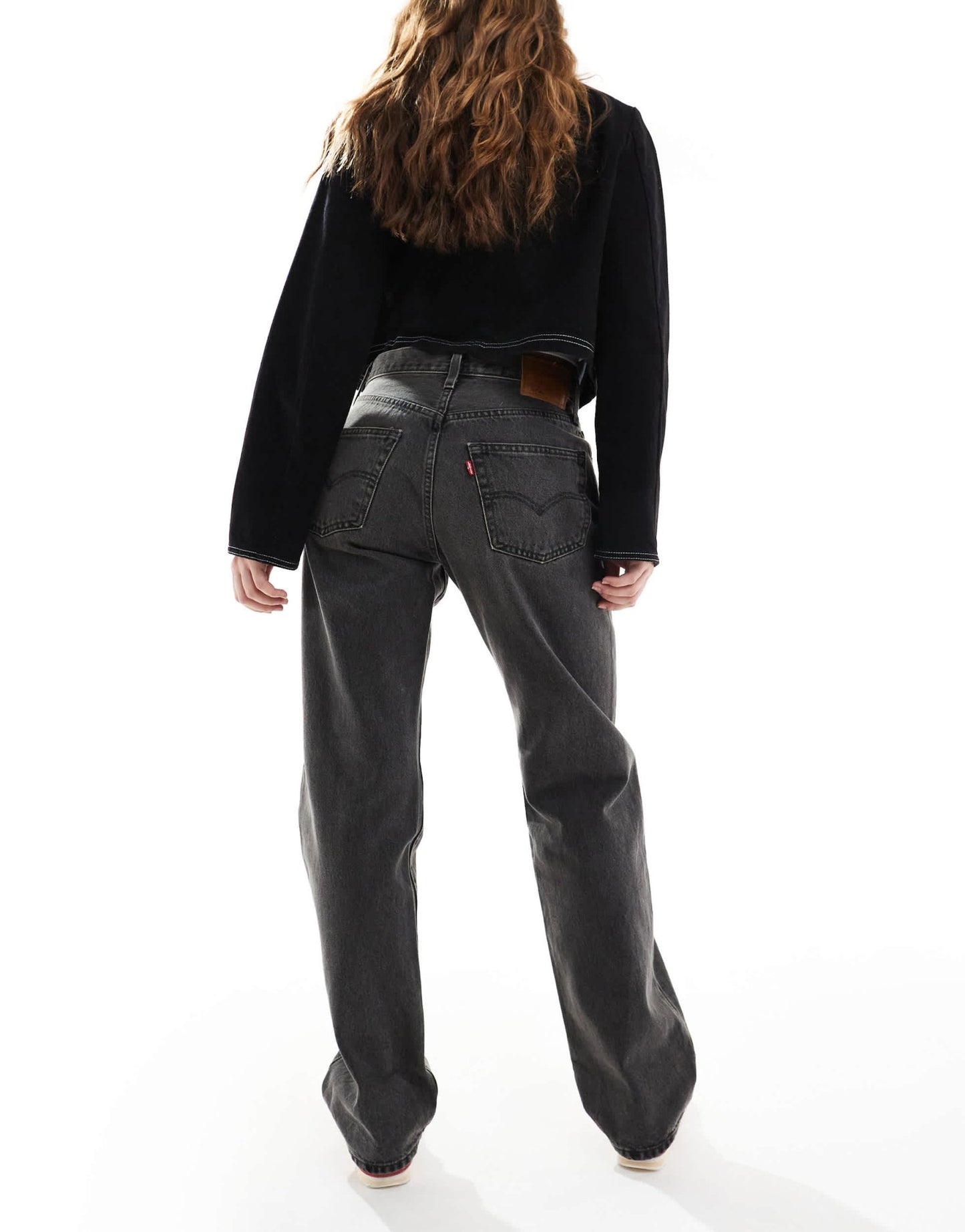 Levi's 501 90's straight jeans in washed black - ASOS Sample Sale