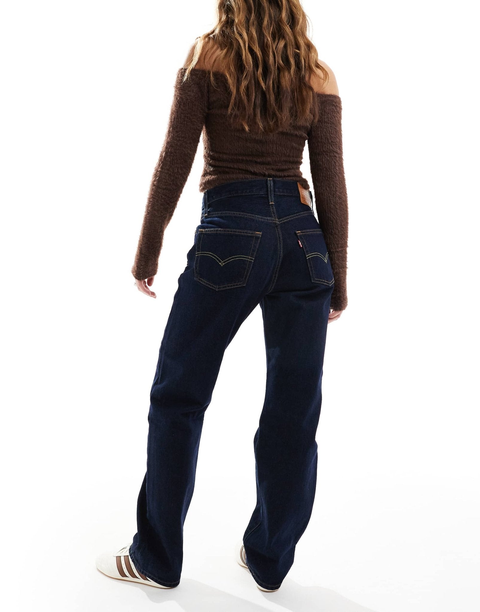 Levi's 501 '90s western denim jeans in dark blue - ASOS Sample Sale