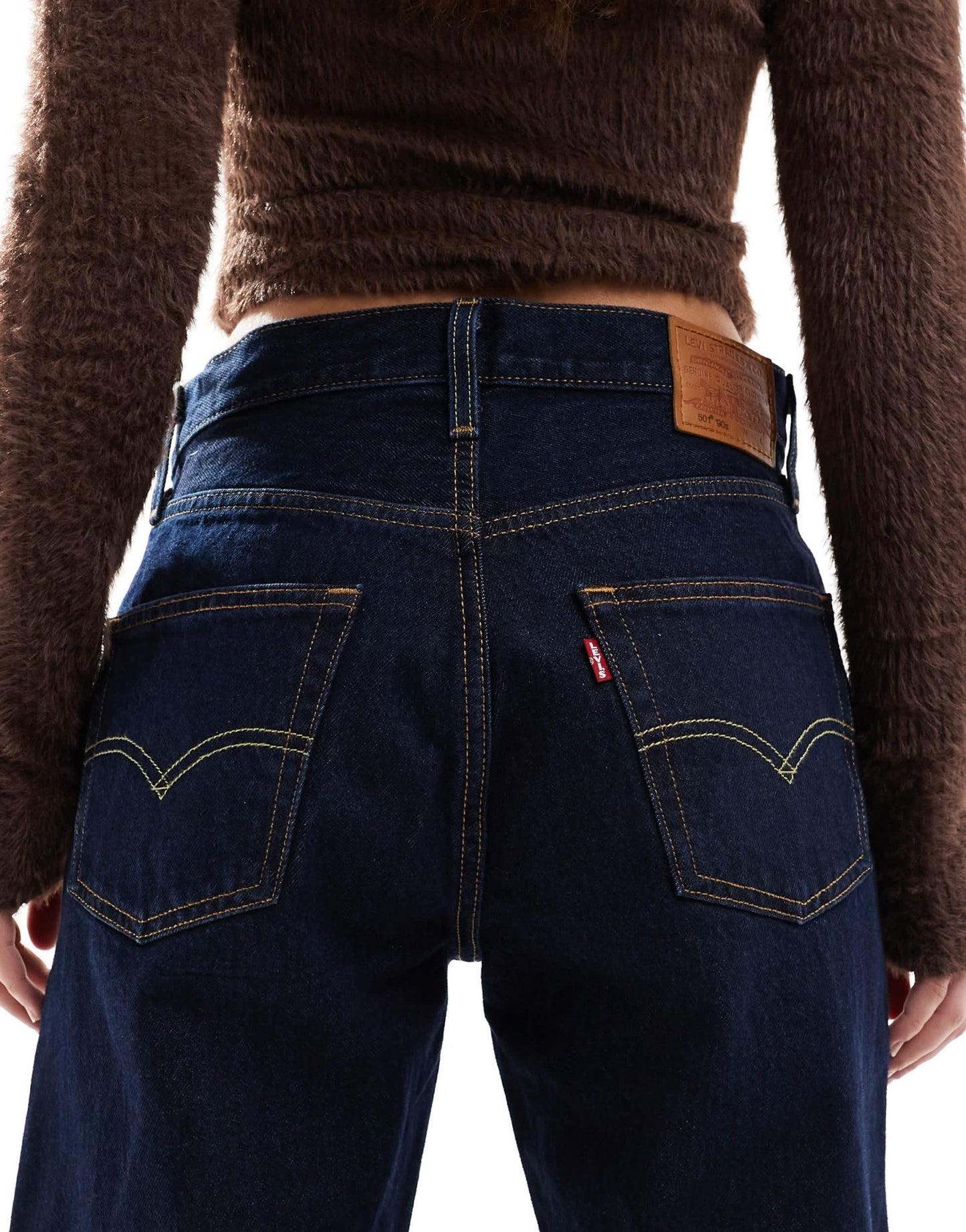 Levi's 501 '90s western denim jeans in dark blue - ASOS Sample Sale