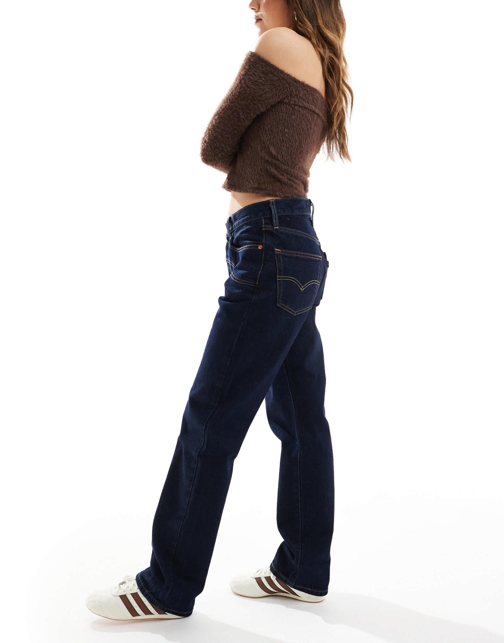 Levi's 501 '90s western denim jeans in dark blue - ASOS Sample Sale