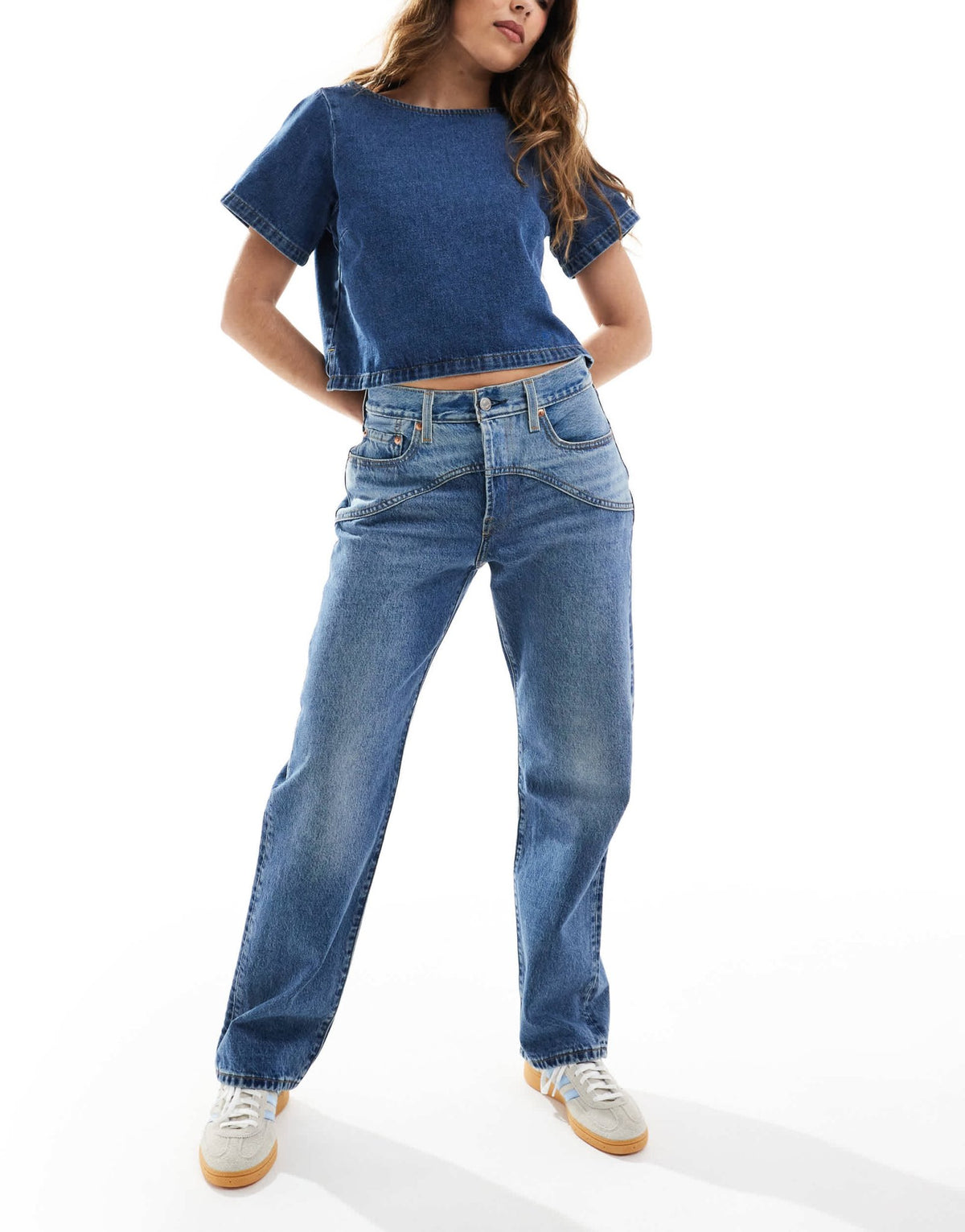 Levi's 501 '90s western denim jeans in light blue - ASOS Sample Sale
