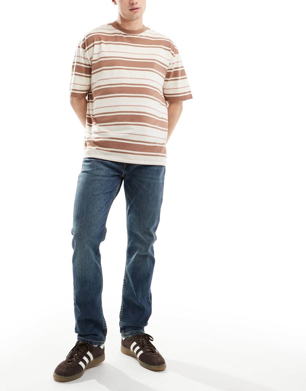 Levi's 502 tapered fit performance cool denim jeans in mid blue - ASOS Sample Sale
