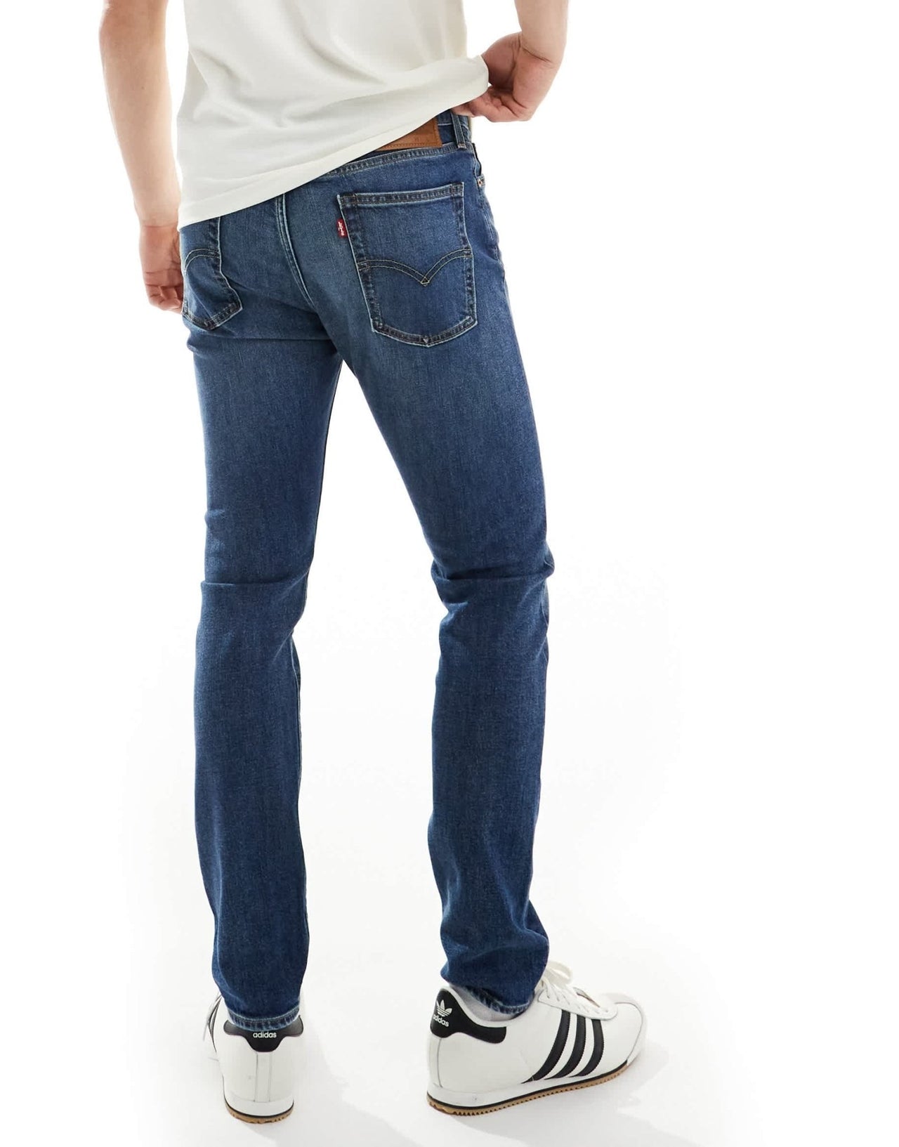 Levi's 510 skinny fit jeans in mid blue - ASOS Sample Sale