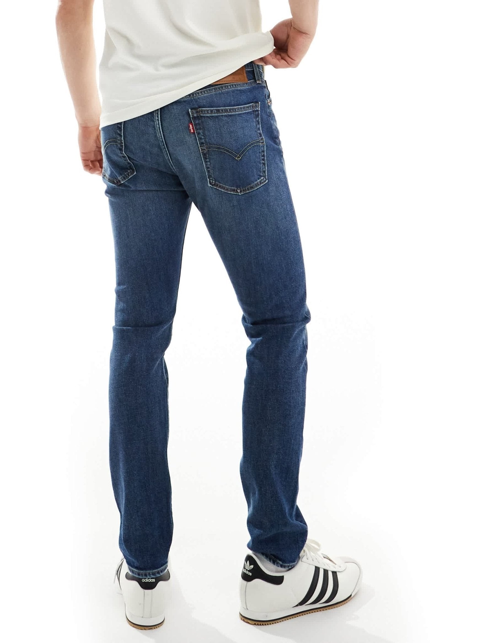 Levi's 510 skinny fit jeans in mid blue - ASOS Sample Sale