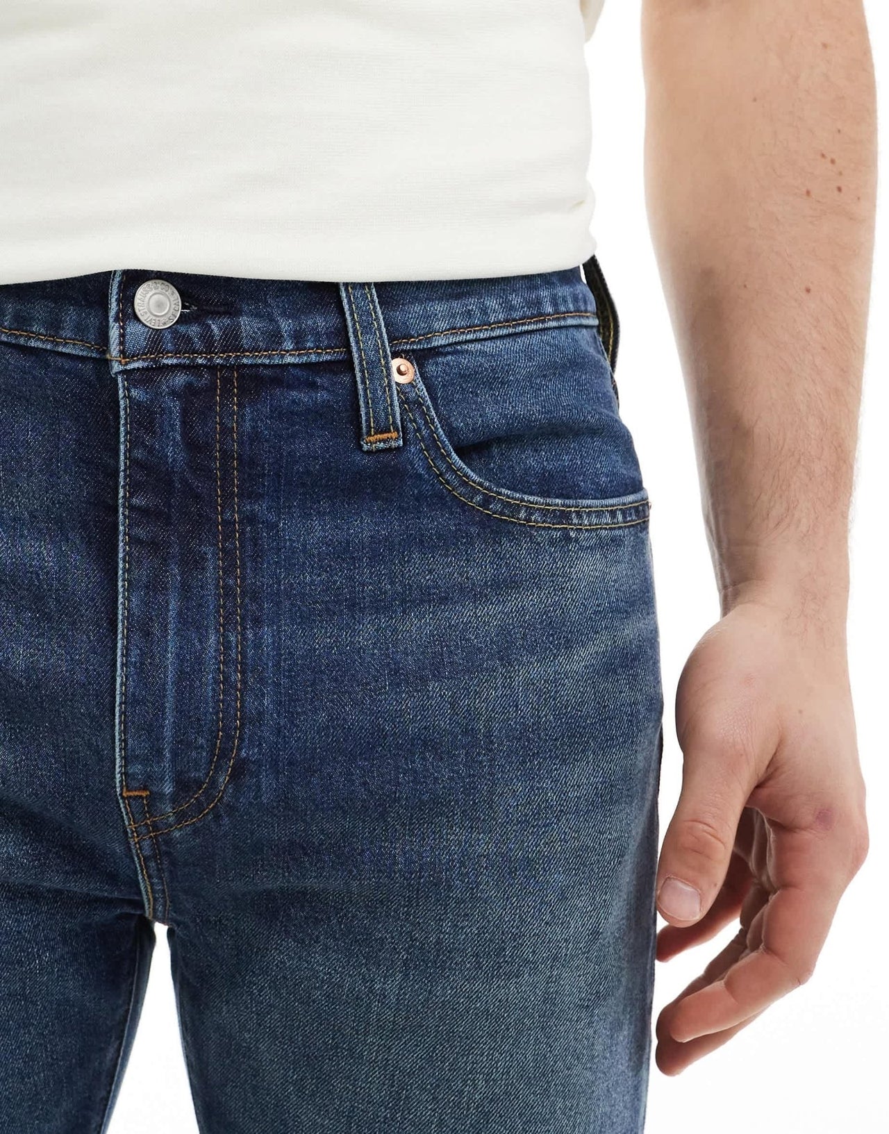 Levi's 510 skinny fit jeans in mid blue - ASOS Sample Sale