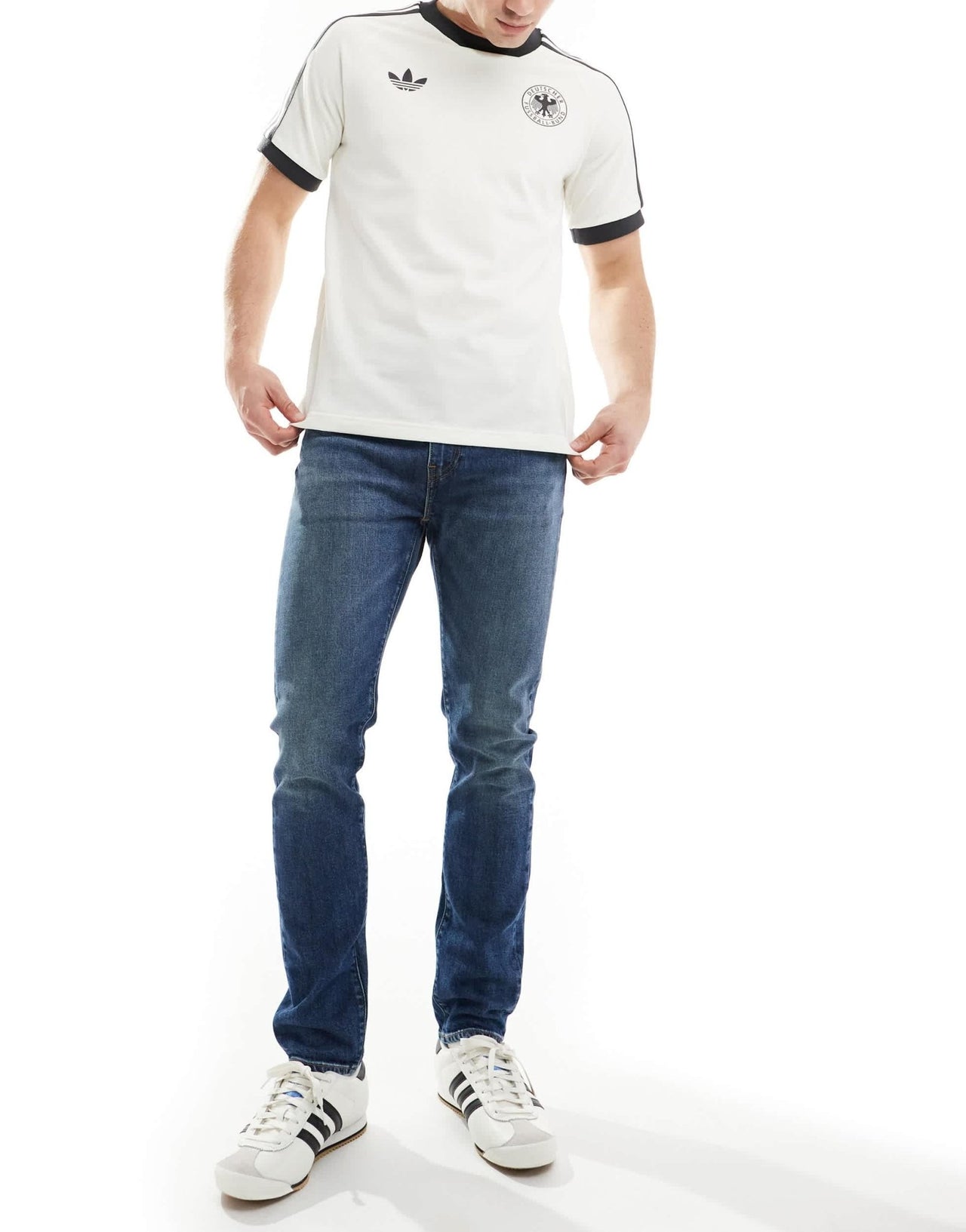 Levi's 510 skinny fit jeans in mid blue - ASOS Sample Sale