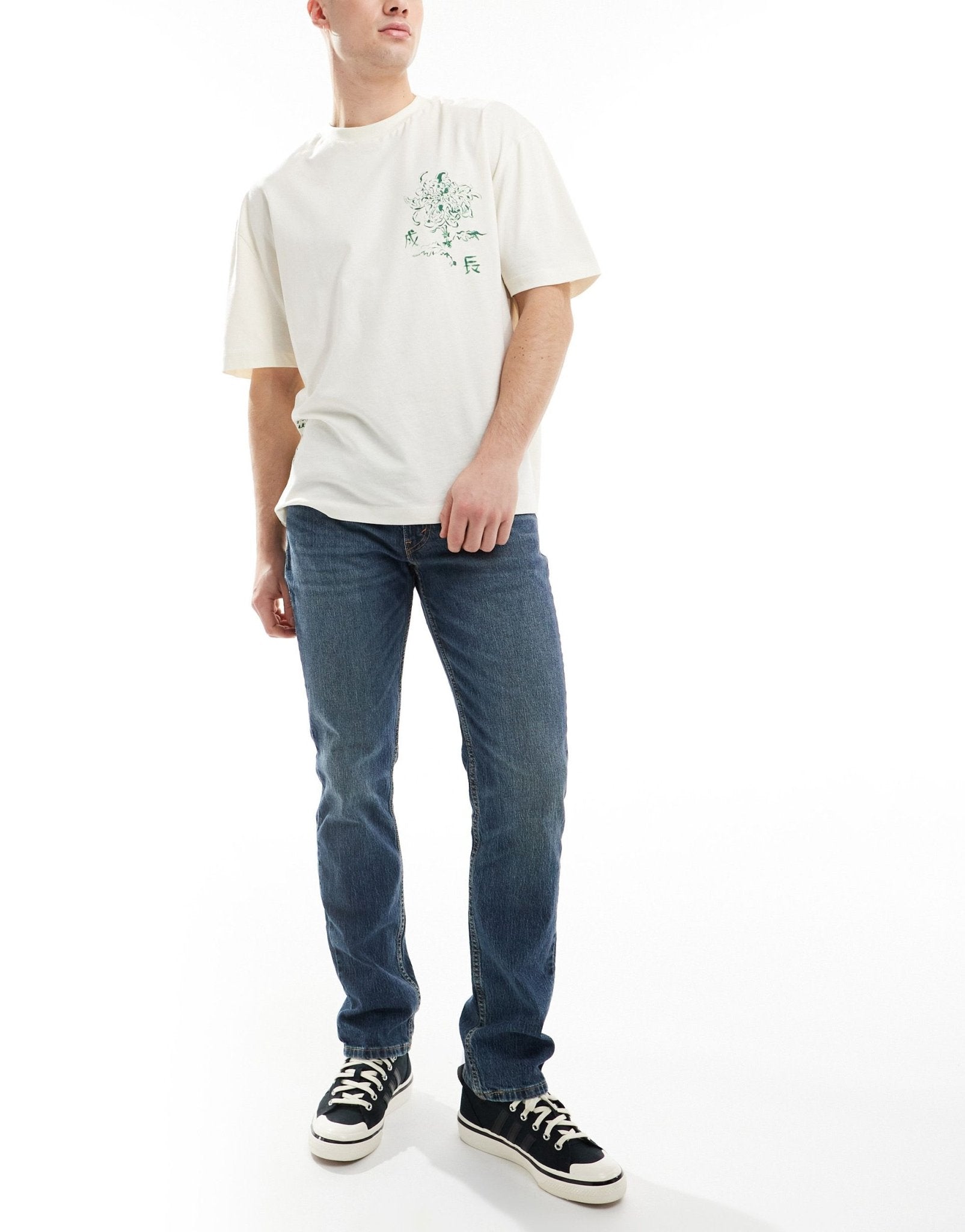 Levi's 511 slim fit performance cool denim jeans in mid blue - ASOS Sample Sale