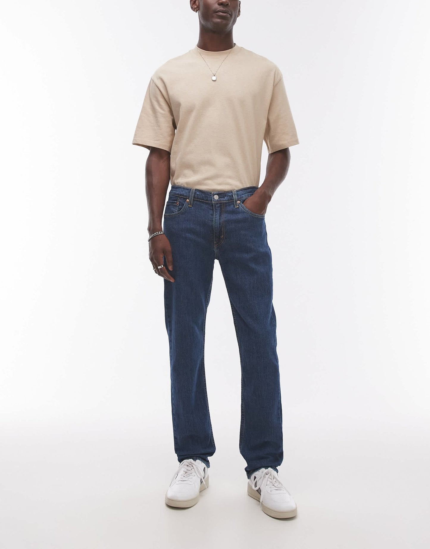 Levi's 511 slim fit performance cool denim jeans in mid blue - ASOS Sample Sale