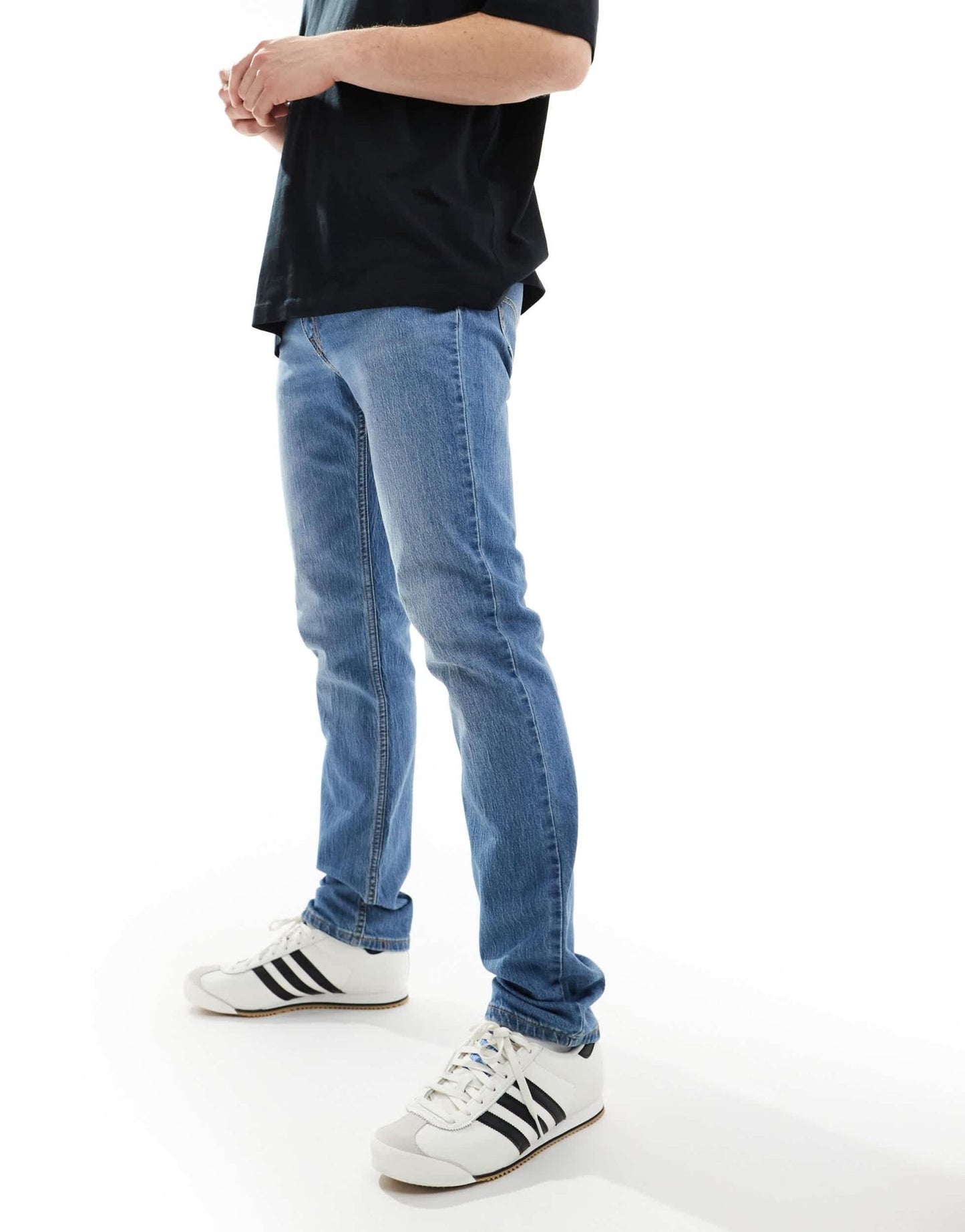 Levi's 511 slim fit performance cool denim jeans in mid blue - ASOS Sample Sale