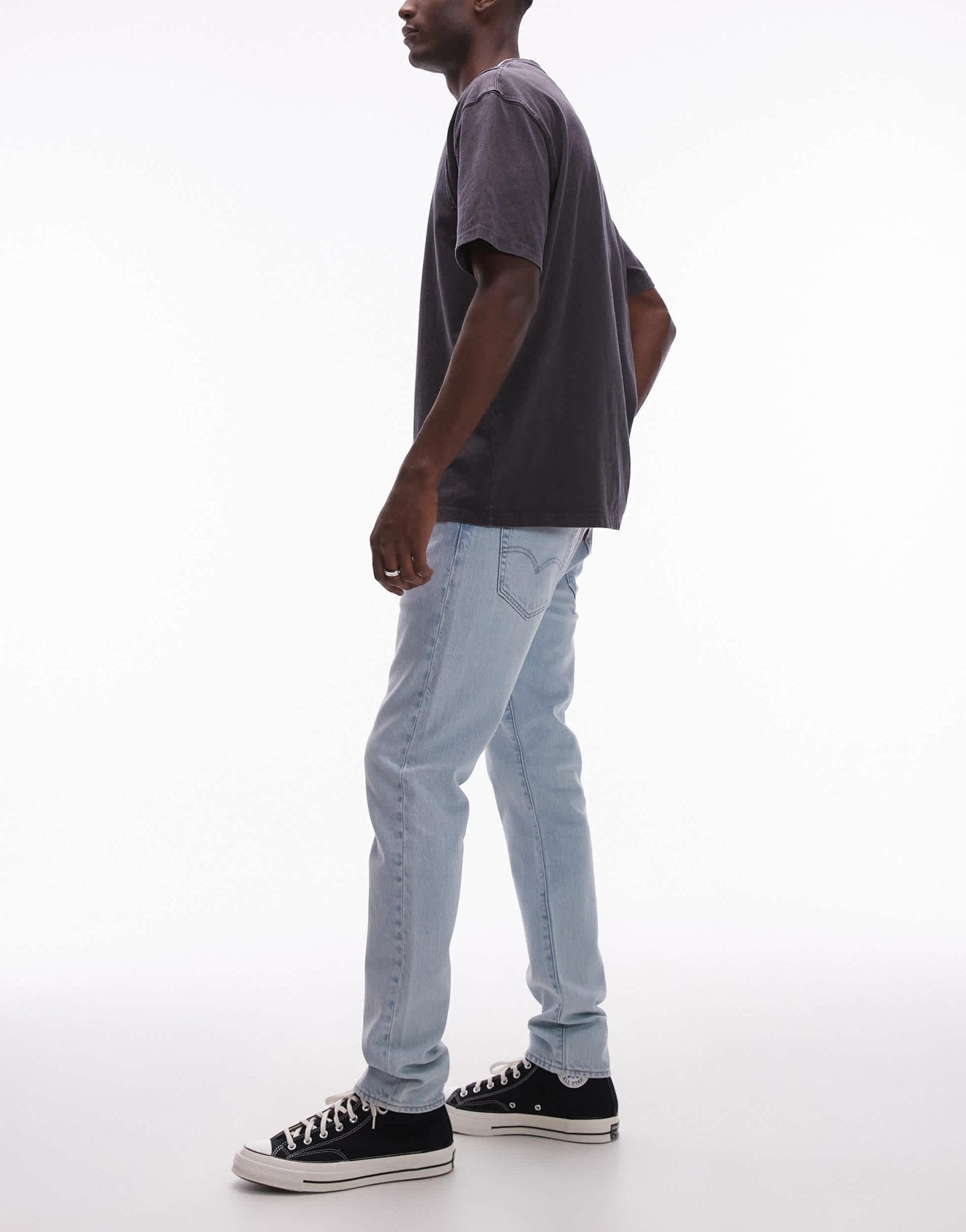 Levi's 512 slim tapered fit jeans in bleach wash - ASOS Sample Sale