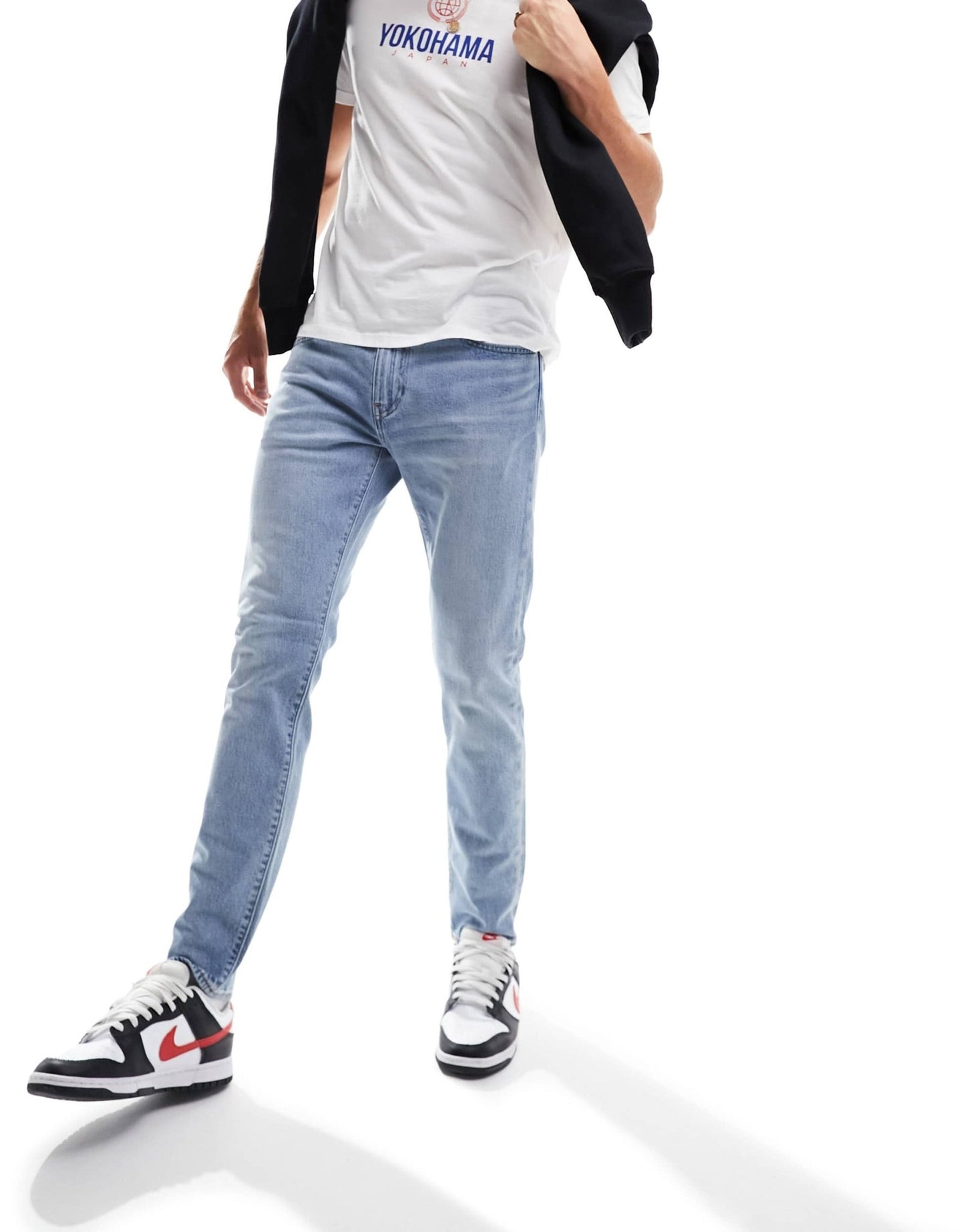 Levi's 512 slim tapered jeans in light wash blue - ASOS Sample Sale