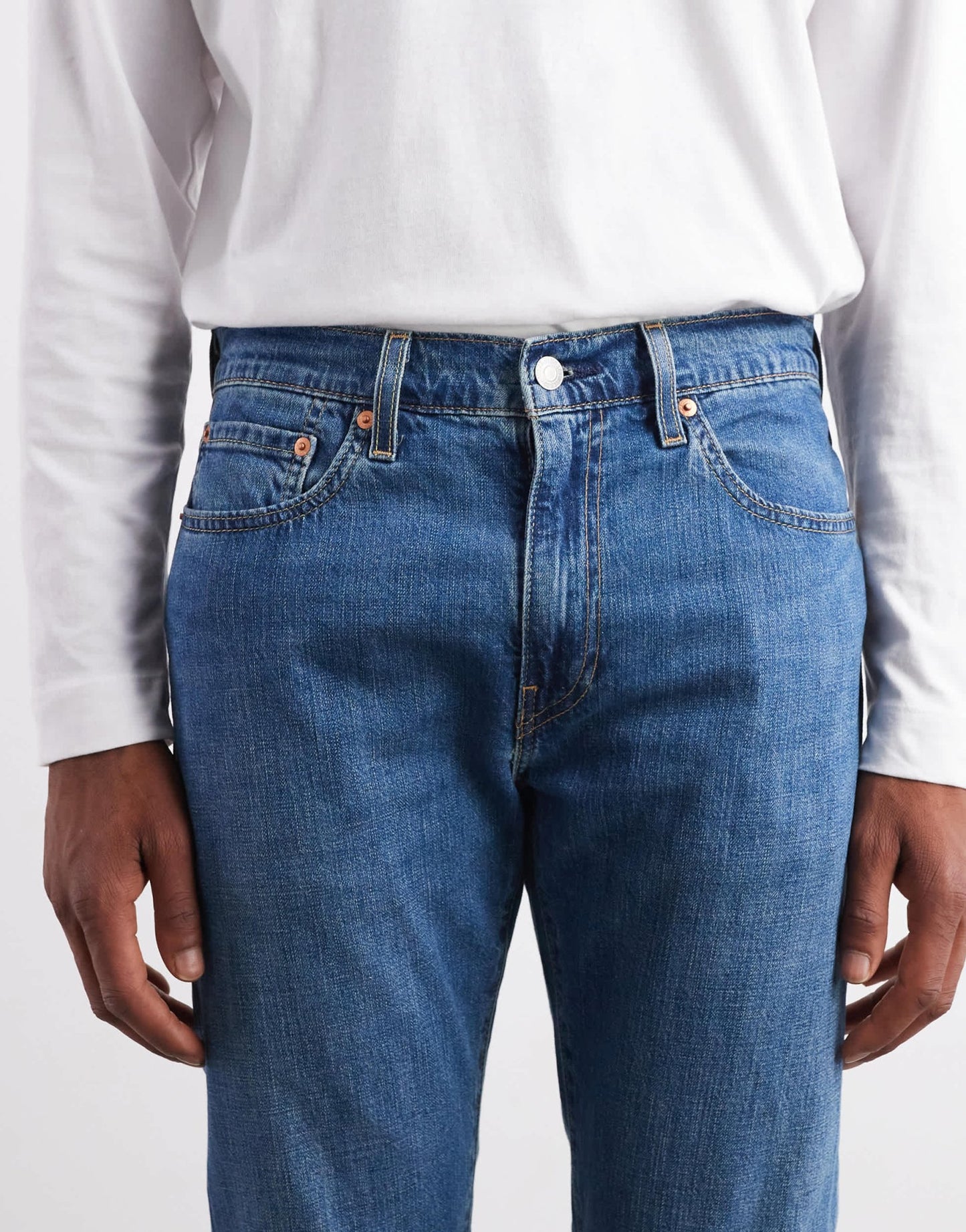 Levi's 512 slim tapered jeans in mid wash - ASOS Sample Sale