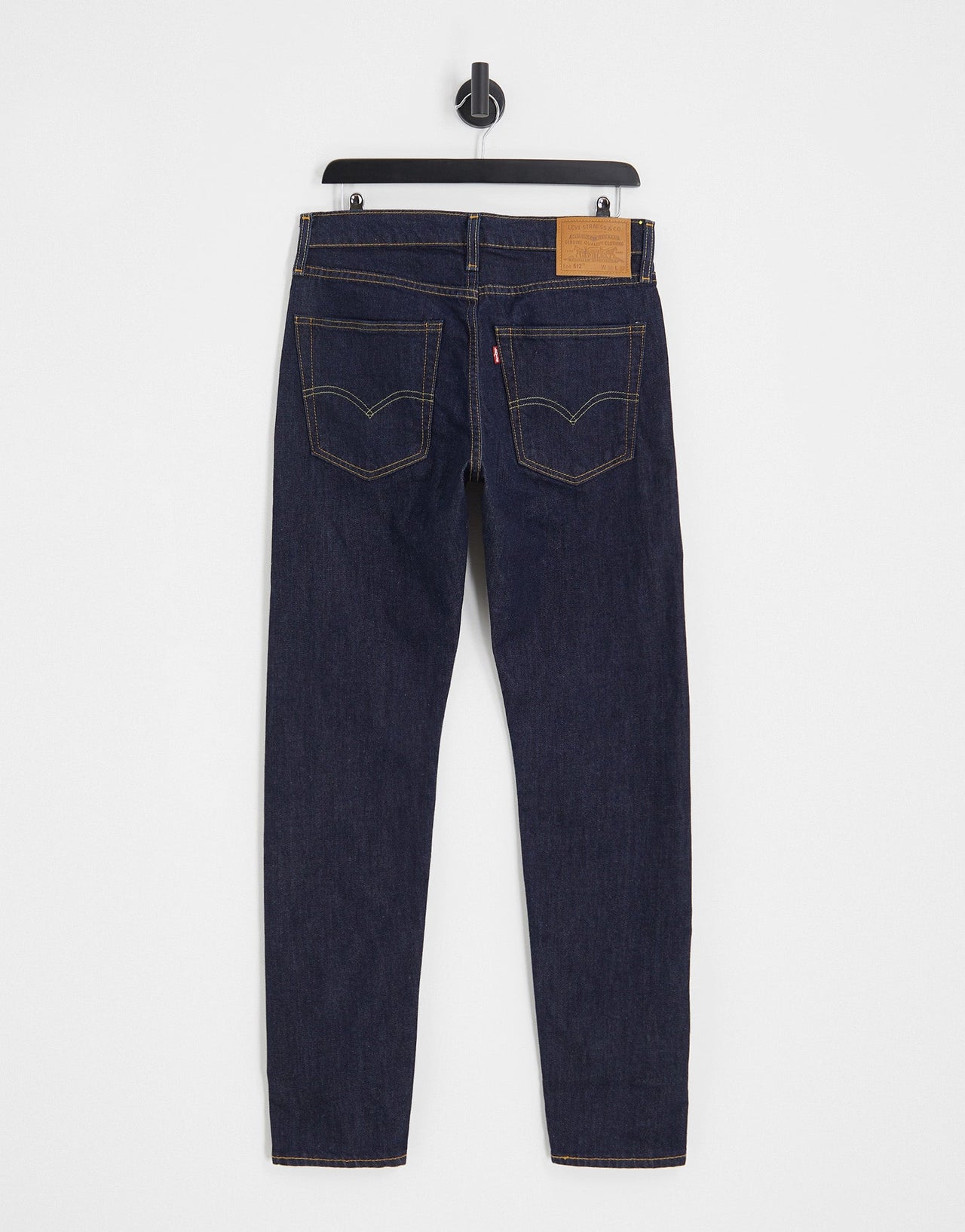Levi's 512 slim tapered low rise jeans in dark blue wash - ASOS Sample Sale