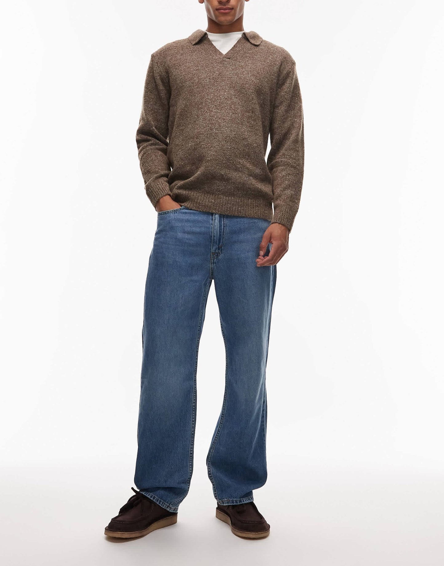 Levi's 565 loose straight lightweight jeans in mid wash - ASOS Sample Sale
