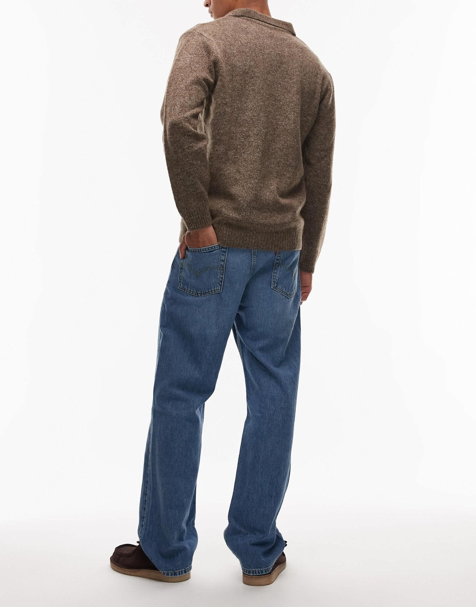 Levi's 565 loose straight lightweight jeans in mid wash - ASOS Sample Sale
