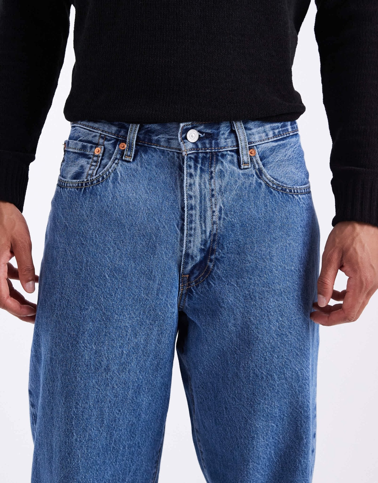 Levi's 578 baggy jeans in mid wash - ASOS Sample Sale