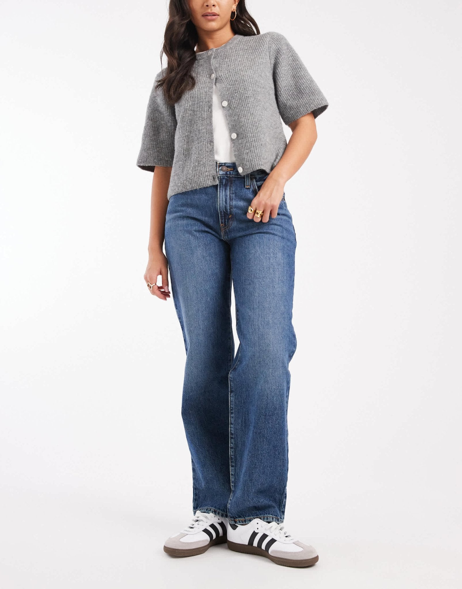 Levi's '94 baggy jeans in mid blue - ASOS Sample Sale