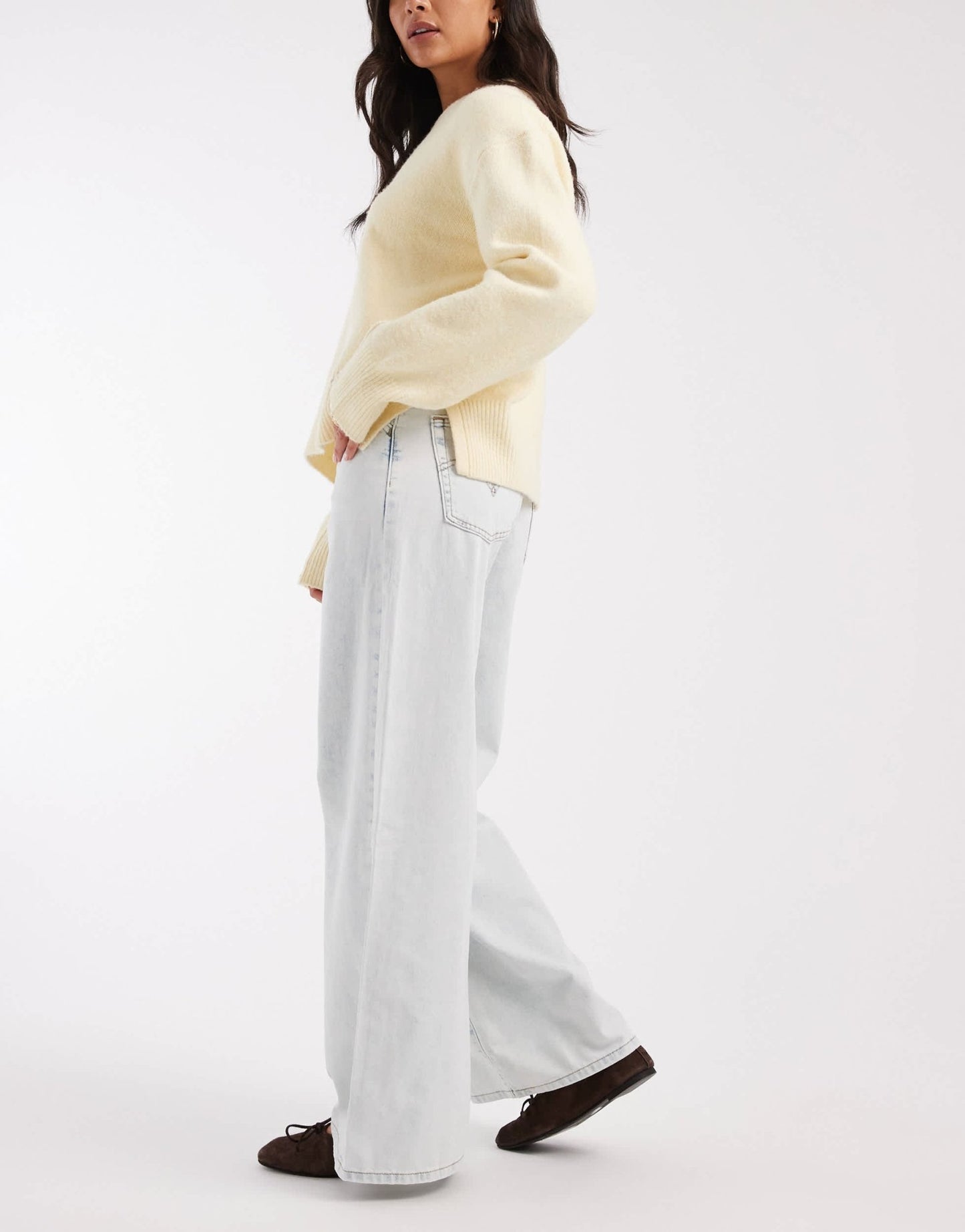 Levi's '94 baggy wide leg jeans in bleach wash - ASOS Sample Sale