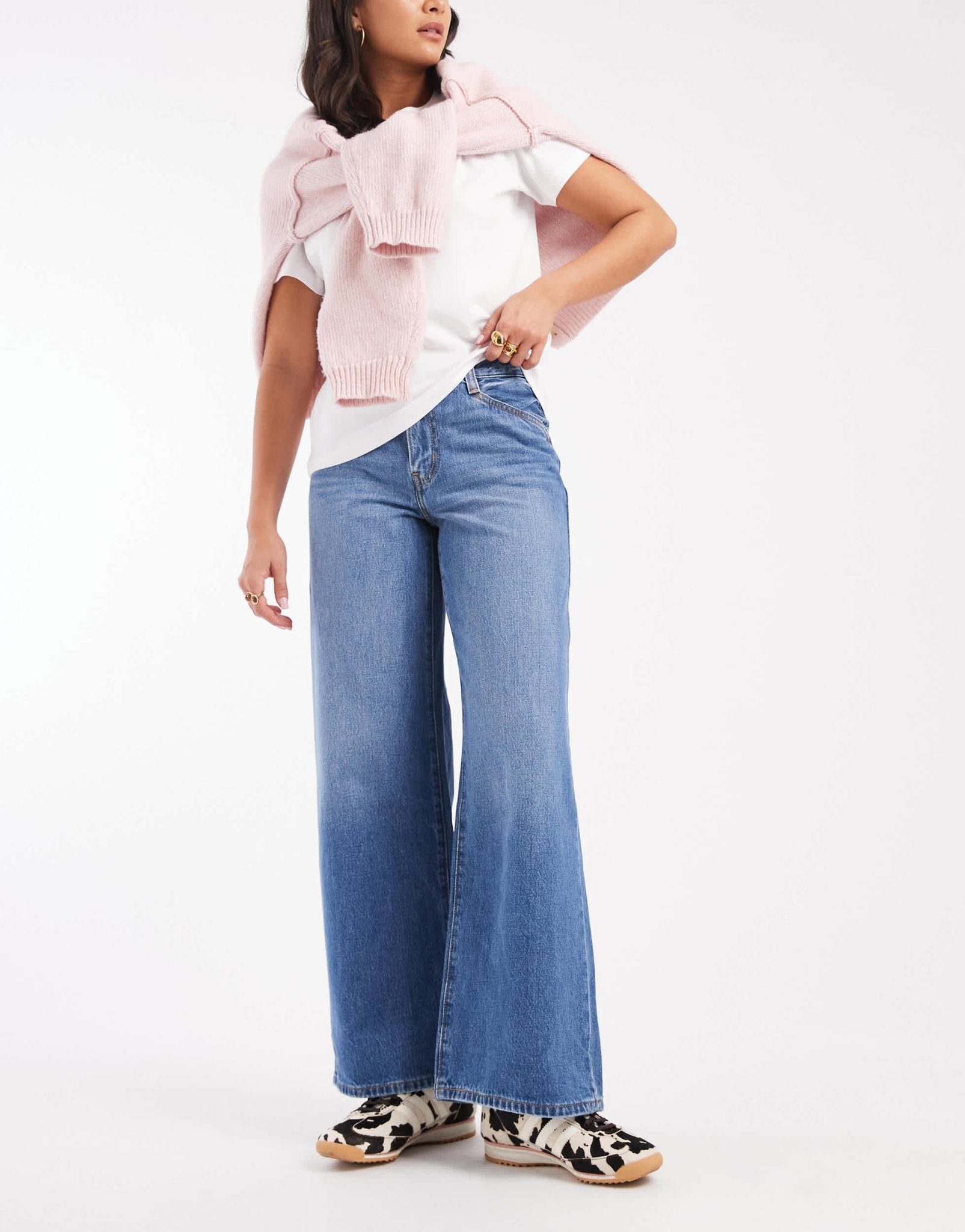 Levi's '94 baggy wide leg jeans in mid blue wash - ASOS Sample Sale