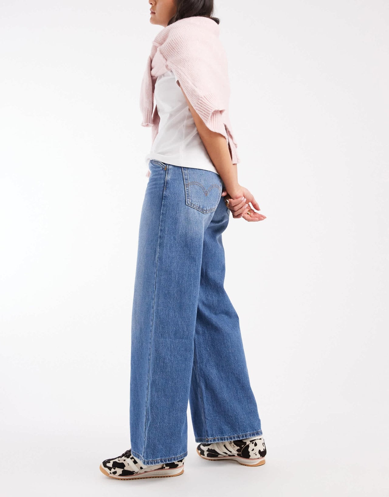 Levi's '94 baggy wide leg jeans in mid blue wash - ASOS Sample Sale