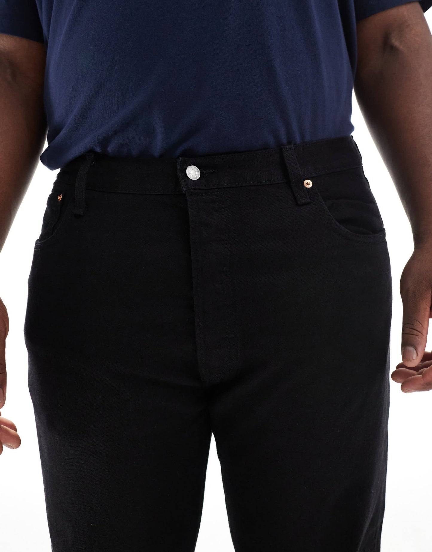 Levi's Big & Tall 501 original straight jeans in black - ASOS Sample Sale