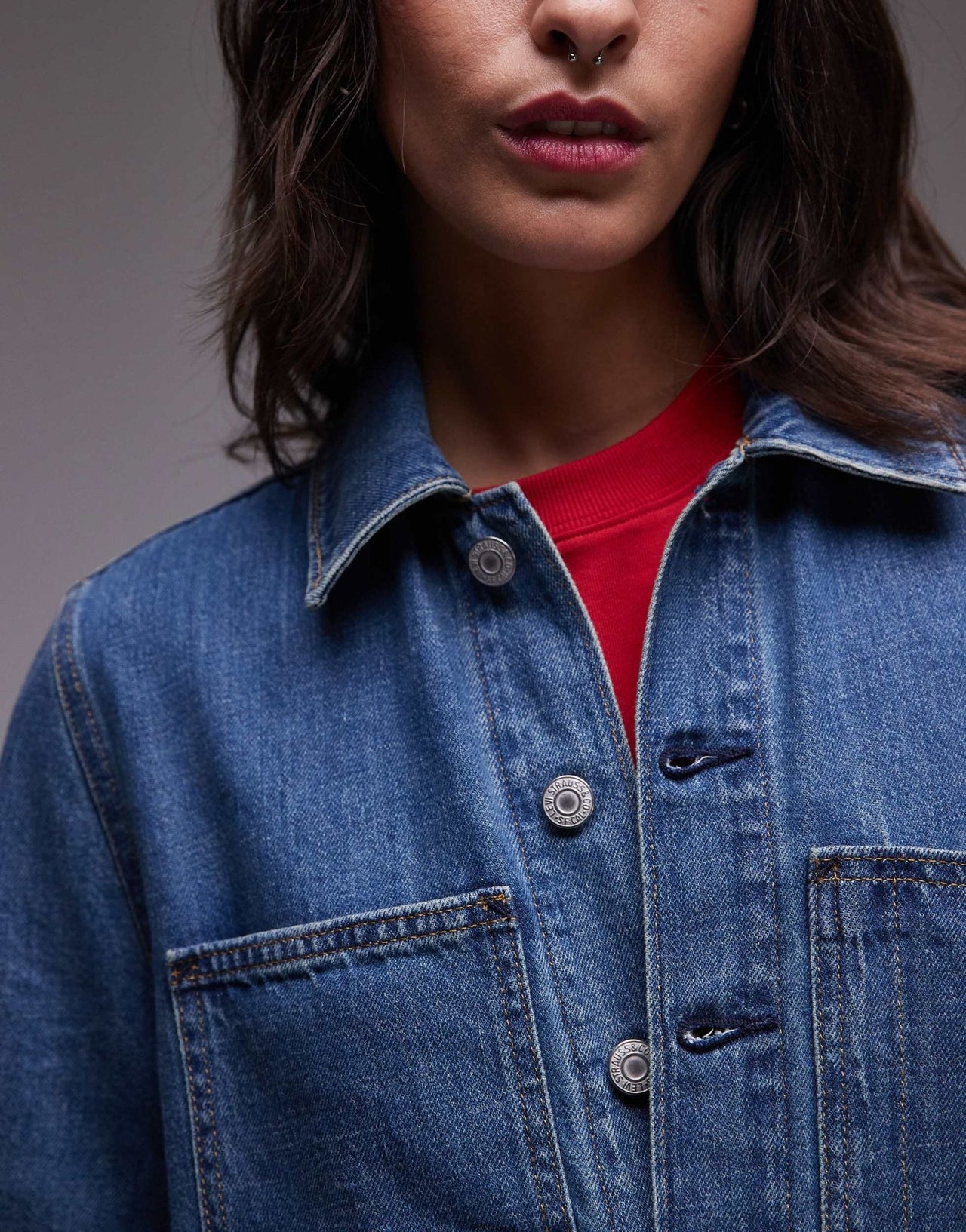 Levi's iconic denim jumpsuit in mid blue - ASOS Sample Sale
