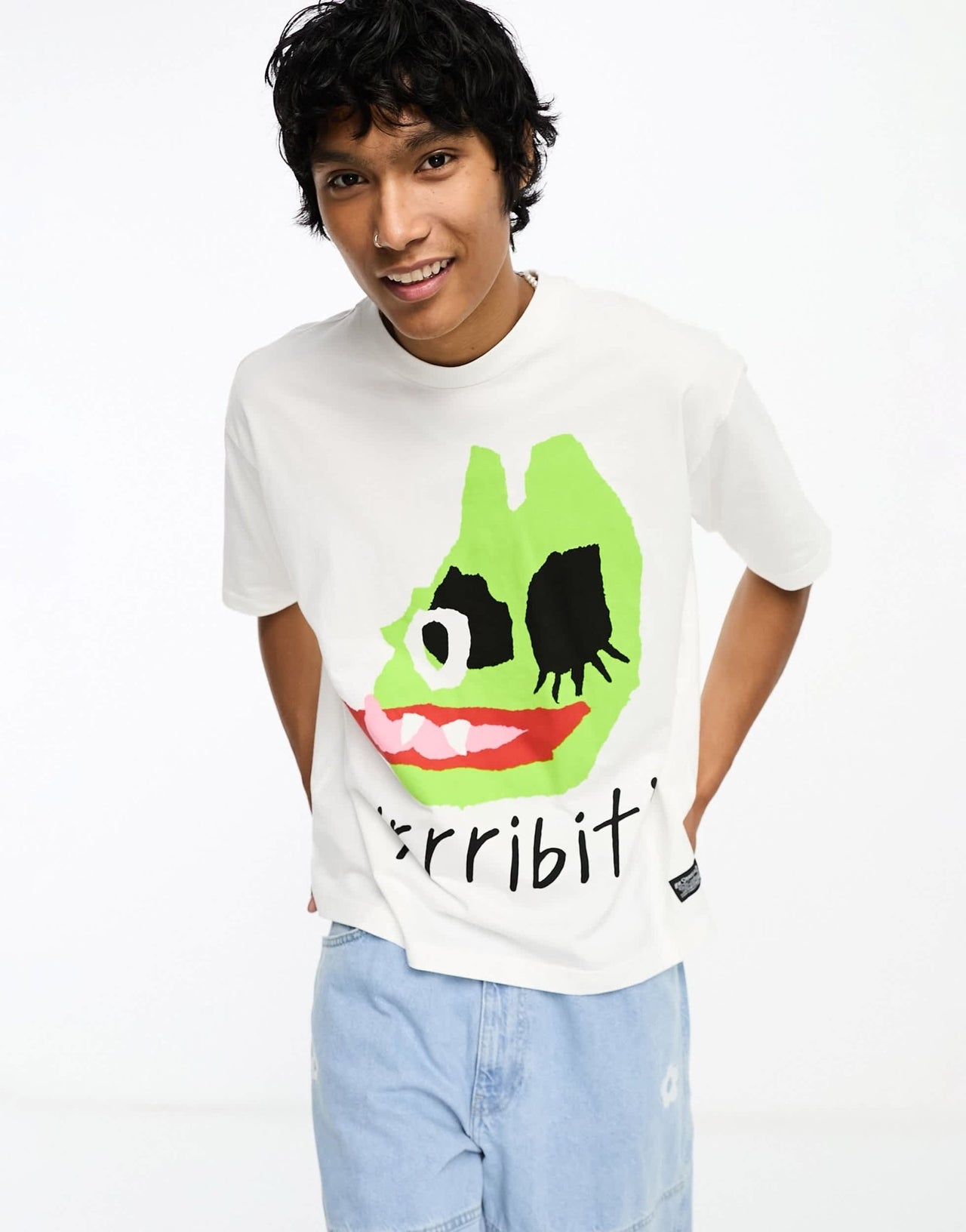 Levi's Skate t-shirt with rrribit graphic in white - ASOS Sample Sale