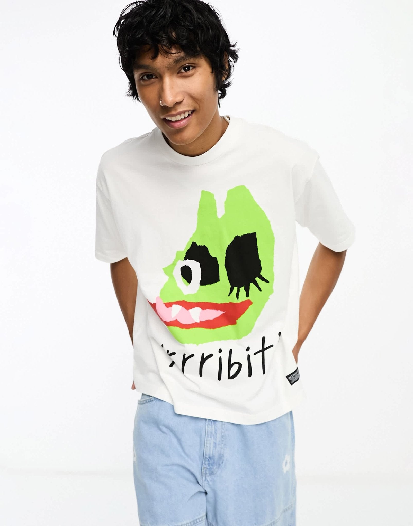 Levi's Skate t-shirt with rrribit graphic in white - ASOS Sample Sale