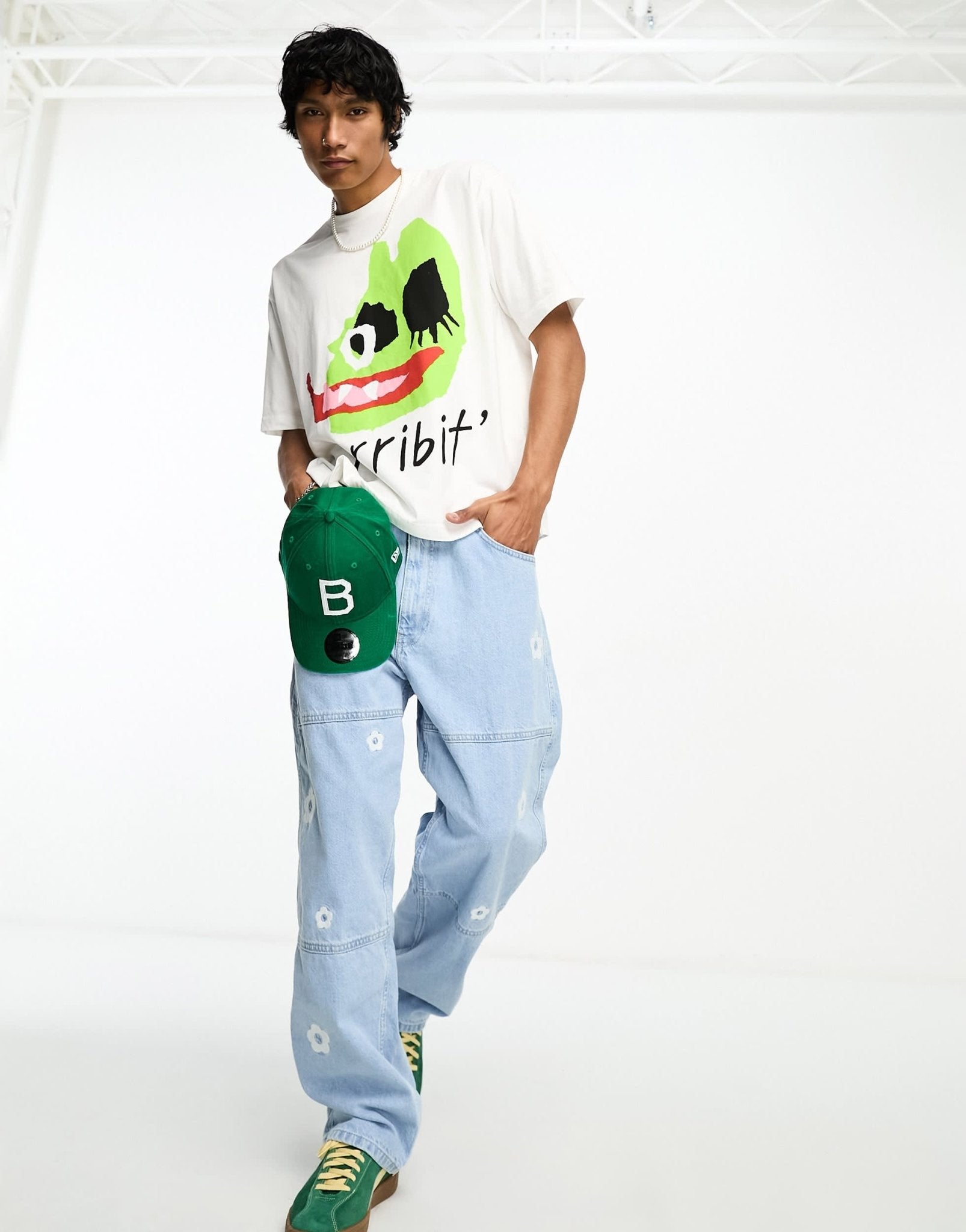 Levi's Skate t-shirt with rrribit graphic in white - ASOS Sample Sale