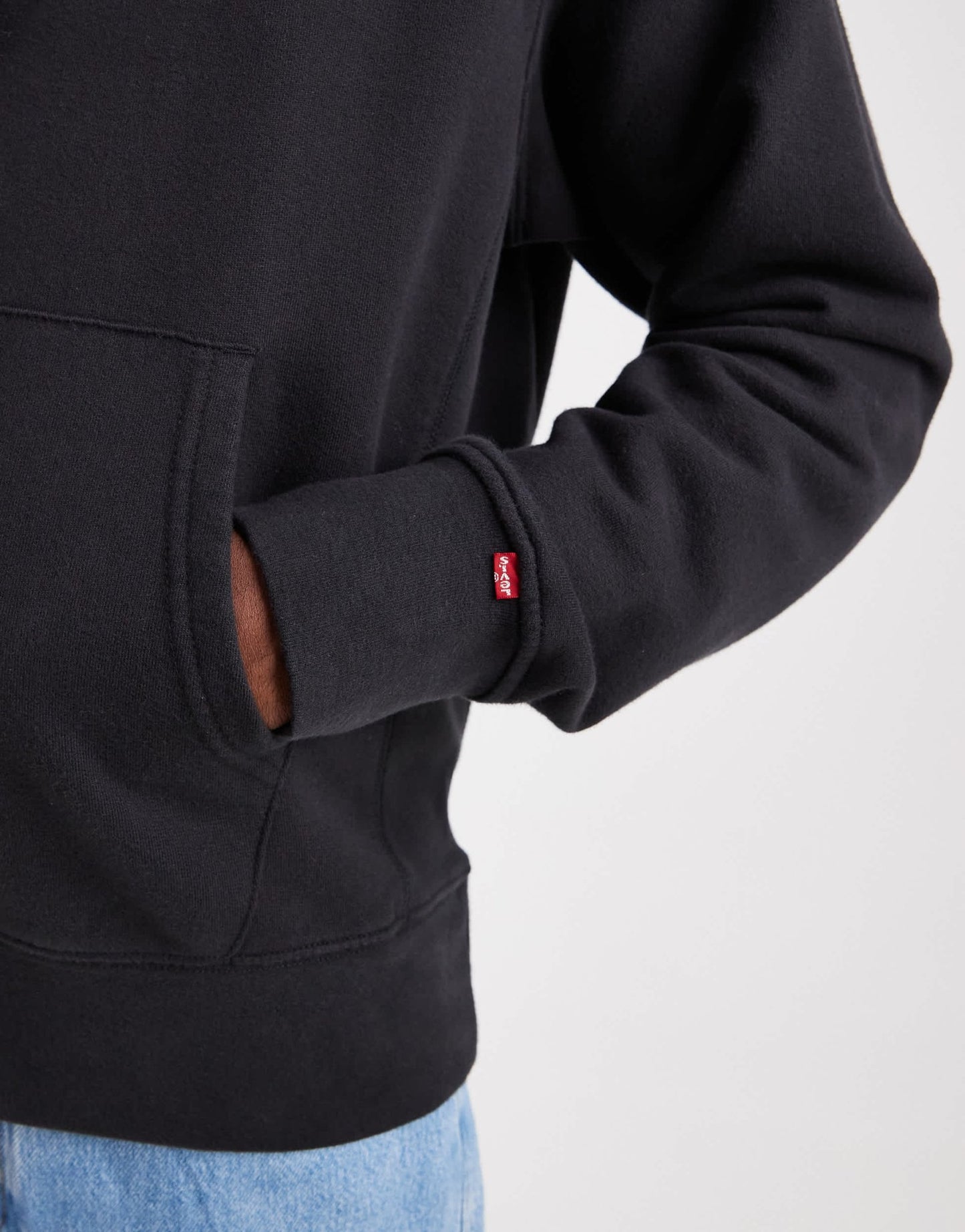 Levi's vintage batwing logo hoodie in black - ASOS Sample Sale
