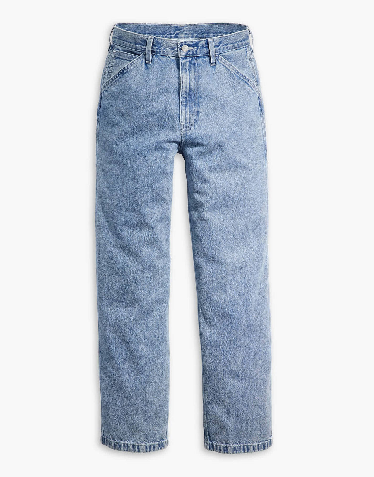 Levi's Workwear 568 stay loose carpenter jeans in light blue - ASOS Sample Sale