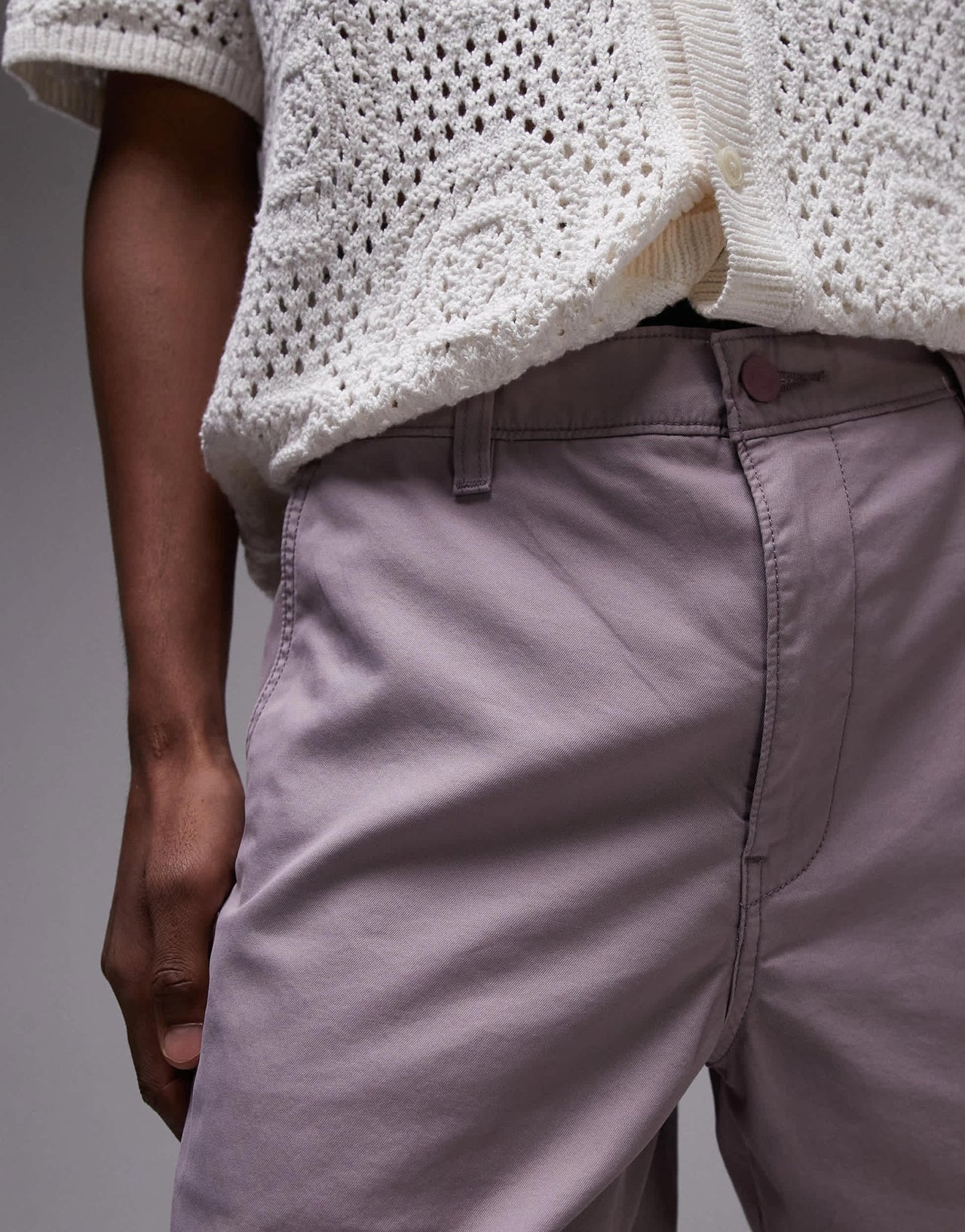 Levi's XX Authentic relaxed twill chino shorts in lilac - ASOS Sample Sale