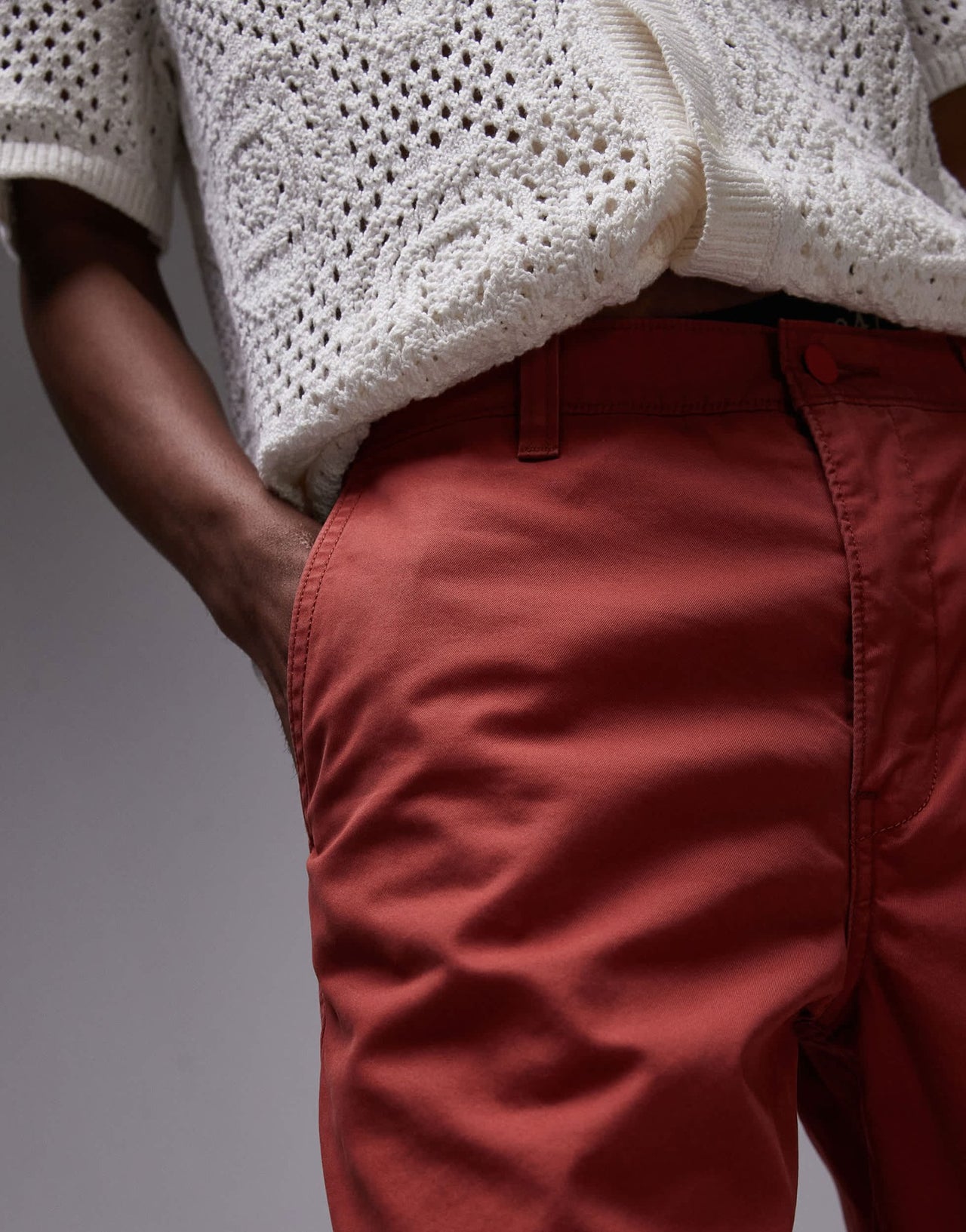 Levi's XX Authentic relaxed twill chino shorts in red - ASOS Sample Sale
