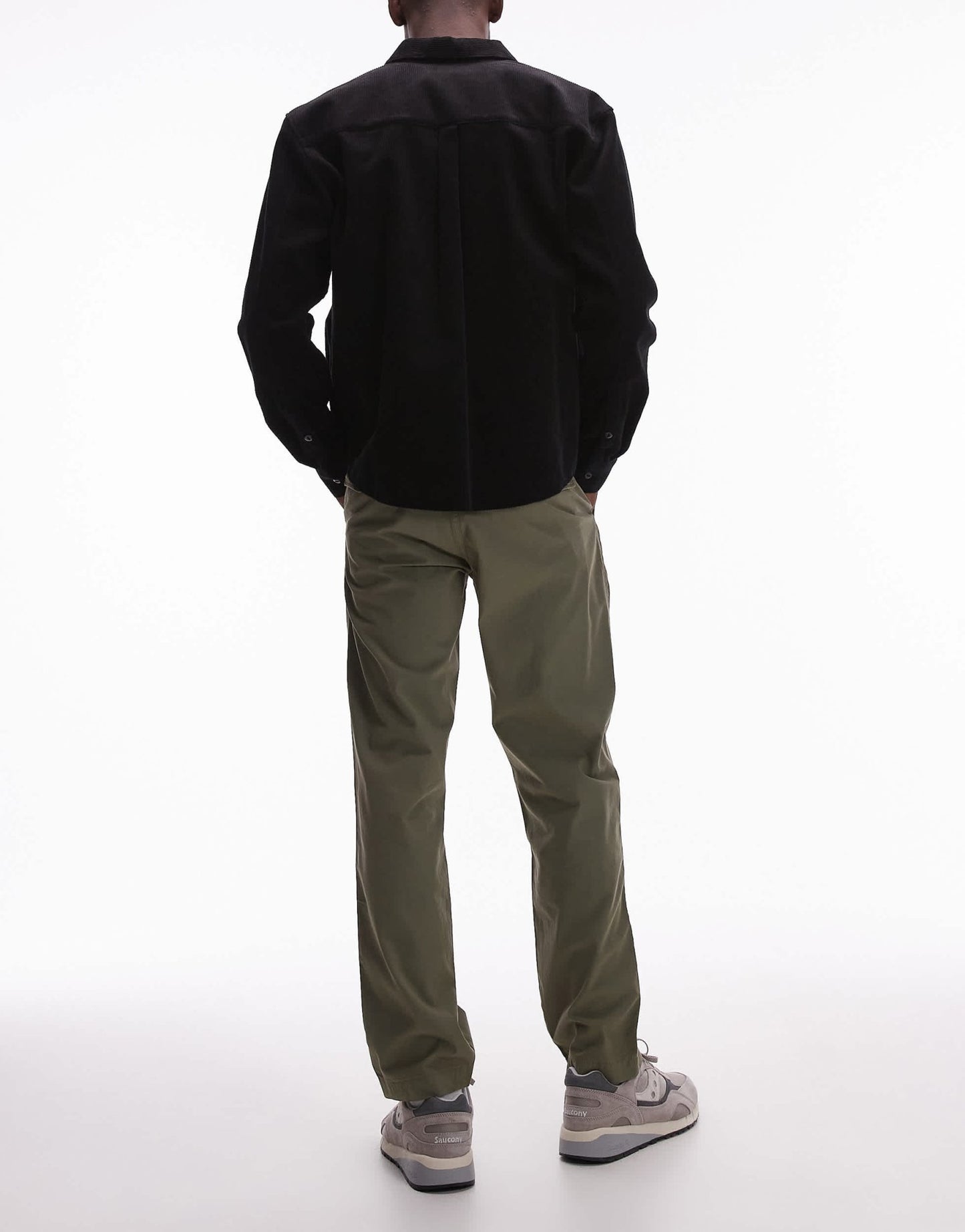 Levi's XX Chino Authentic relaxed garment dye twill trousers in mid green - ASOS Sample Sale