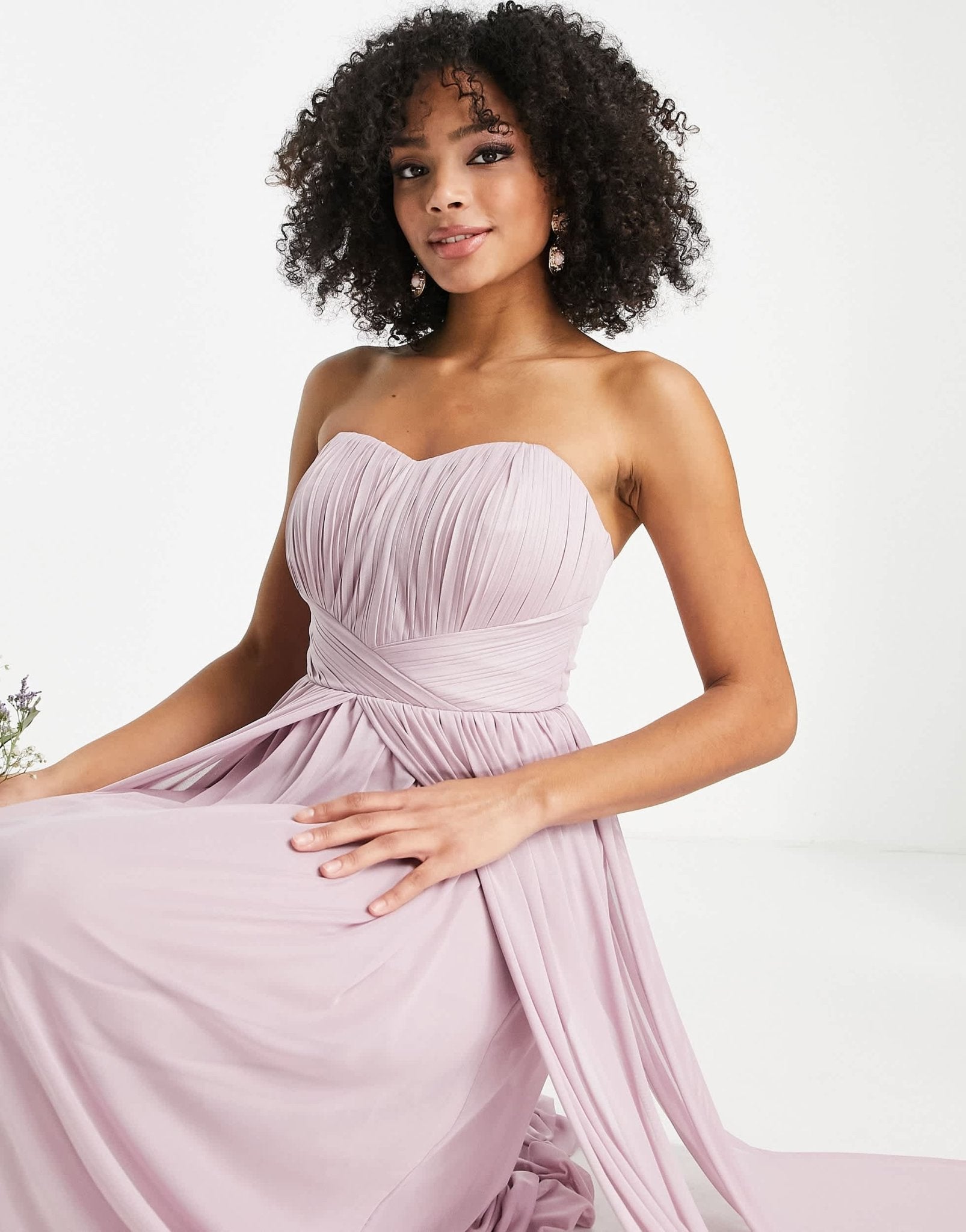 Lipsy bridesmaid multiway maxi dress in lavender - ASOS Sample Sale