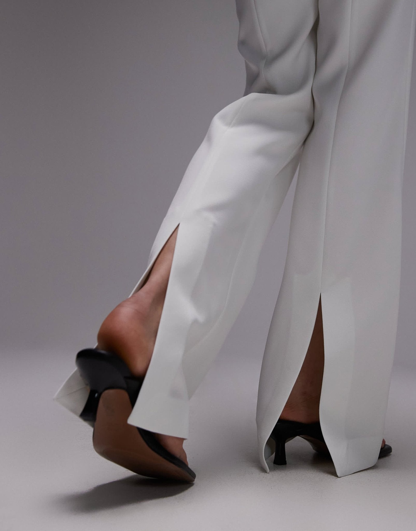 Mango bandeau layered jumpsuit in white - ASOS Sample Sale