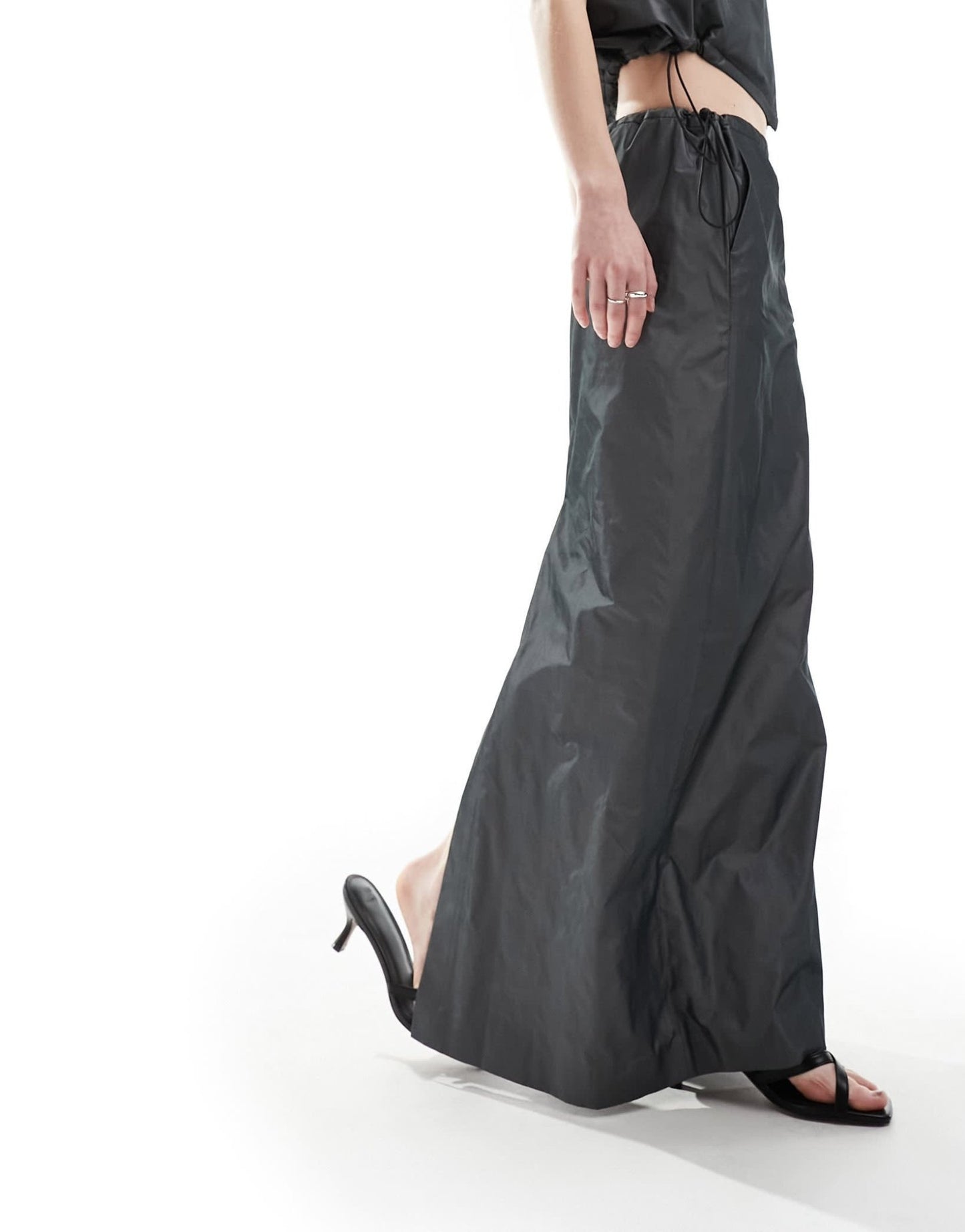 Mango drawstring co - ord skirt in grey - ASOS Sample Sale