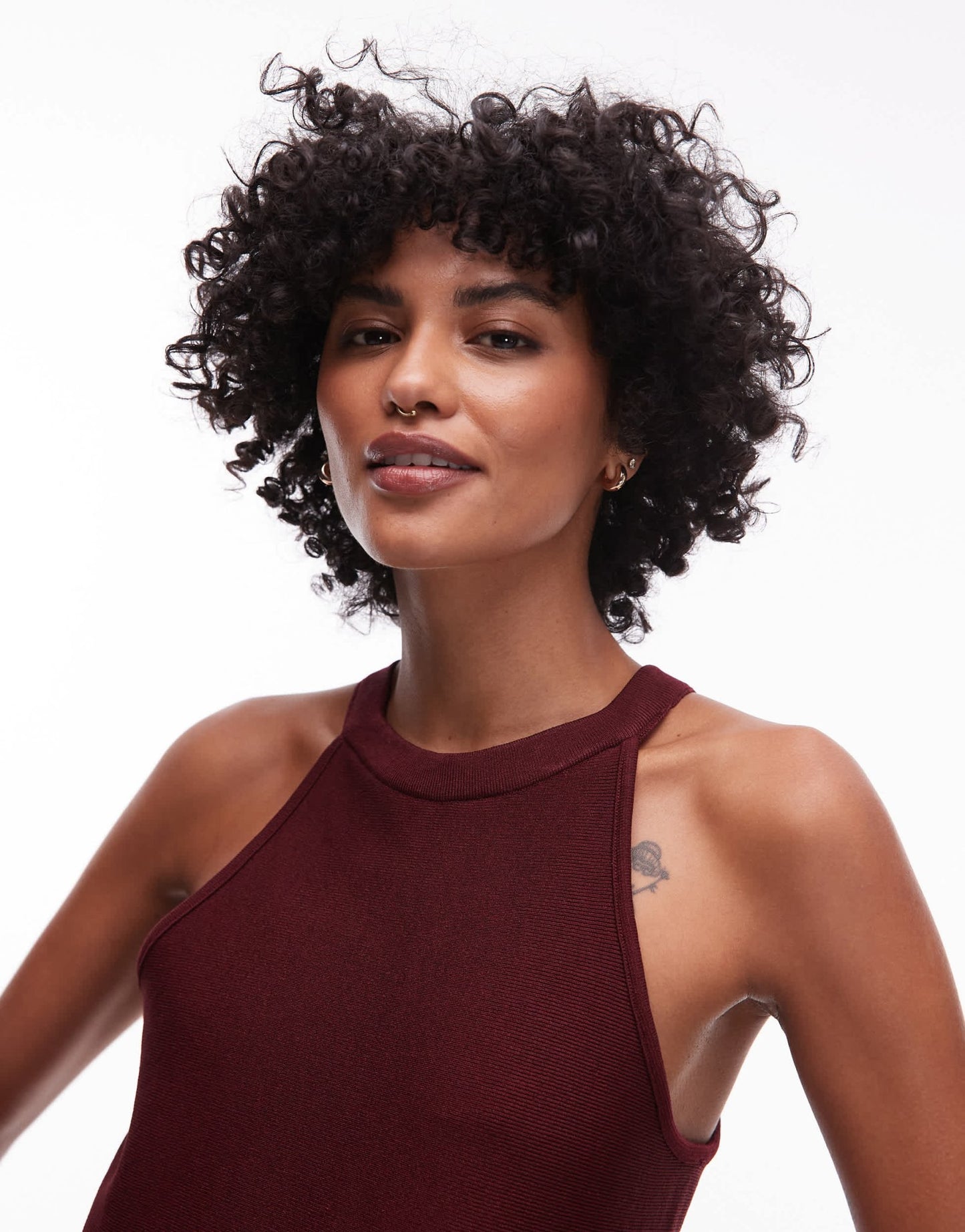 Mango fit and flare mini dress in cherry red - ASOS Sample Sale