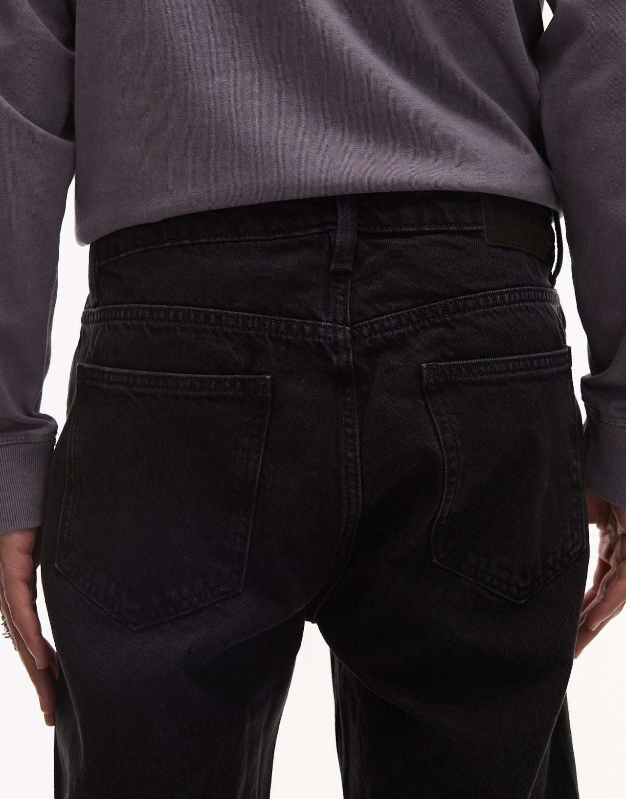Mango slim fit jeans in black - ASOS Sample Sale