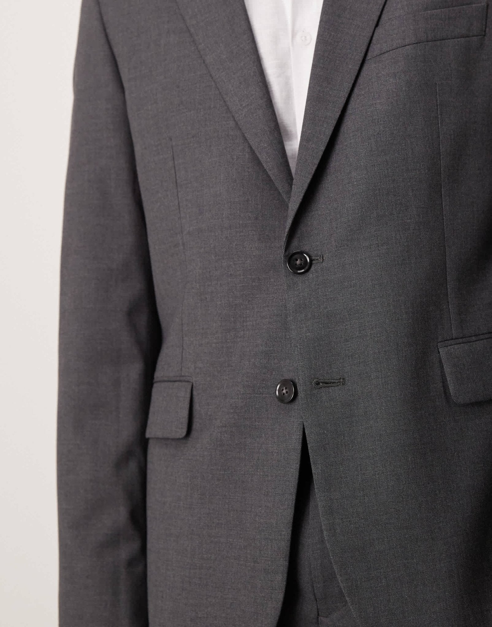 Mango slim fit suit blazer in slate grey co - ord - ASOS Sample Sale