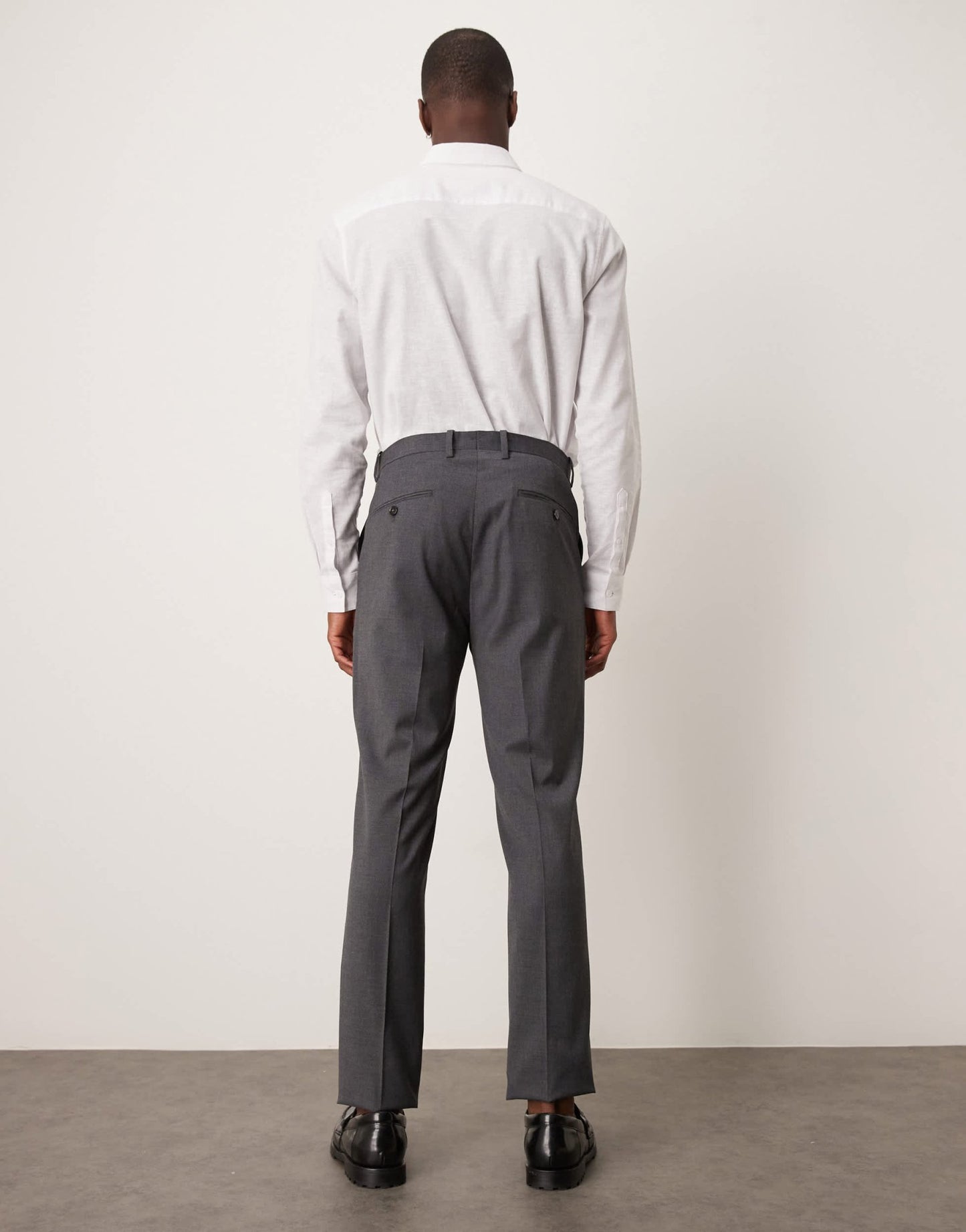 Mango slim fit suit trouser in slate grey co - ord - ASOS Sample Sale