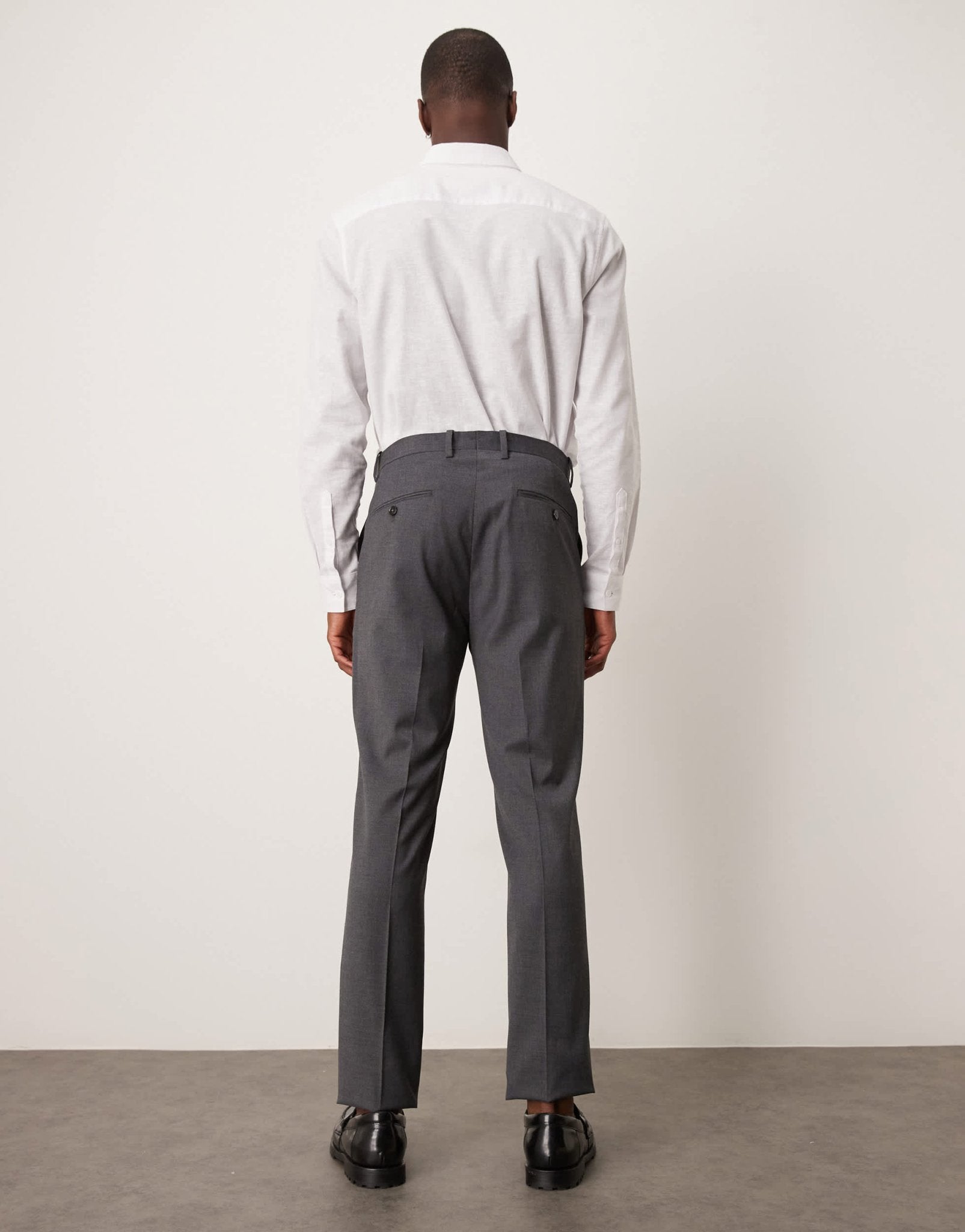 Mango slim fit suit trouser in slate grey co - ord - ASOS Sample Sale