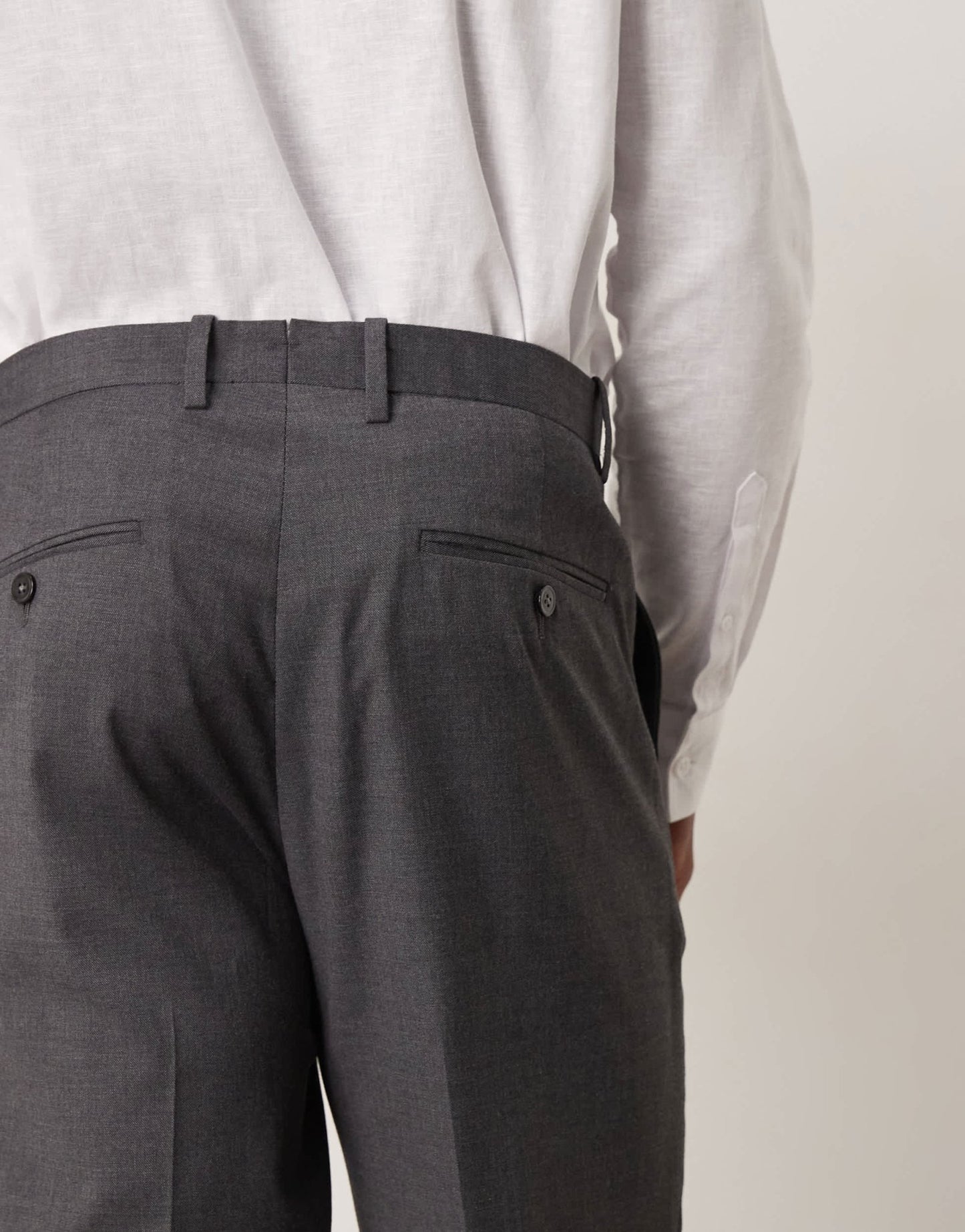 Mango slim fit suit trouser in slate grey co - ord - ASOS Sample Sale