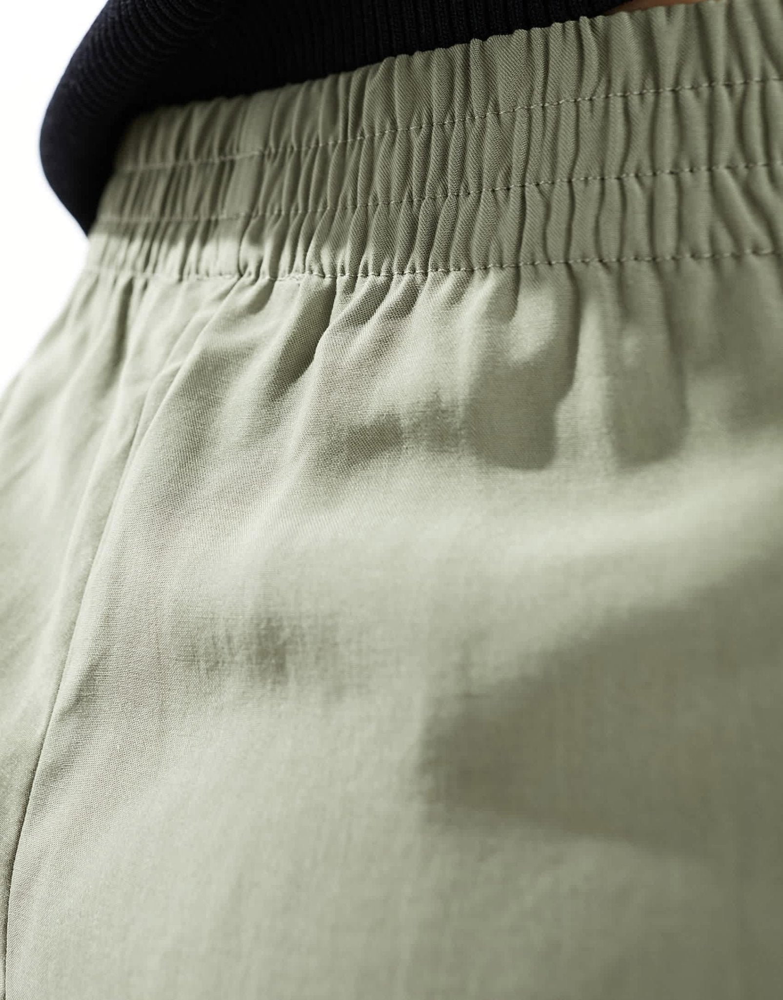 Mango straight leg linen trousers in khaki - ASOS Sample Sale