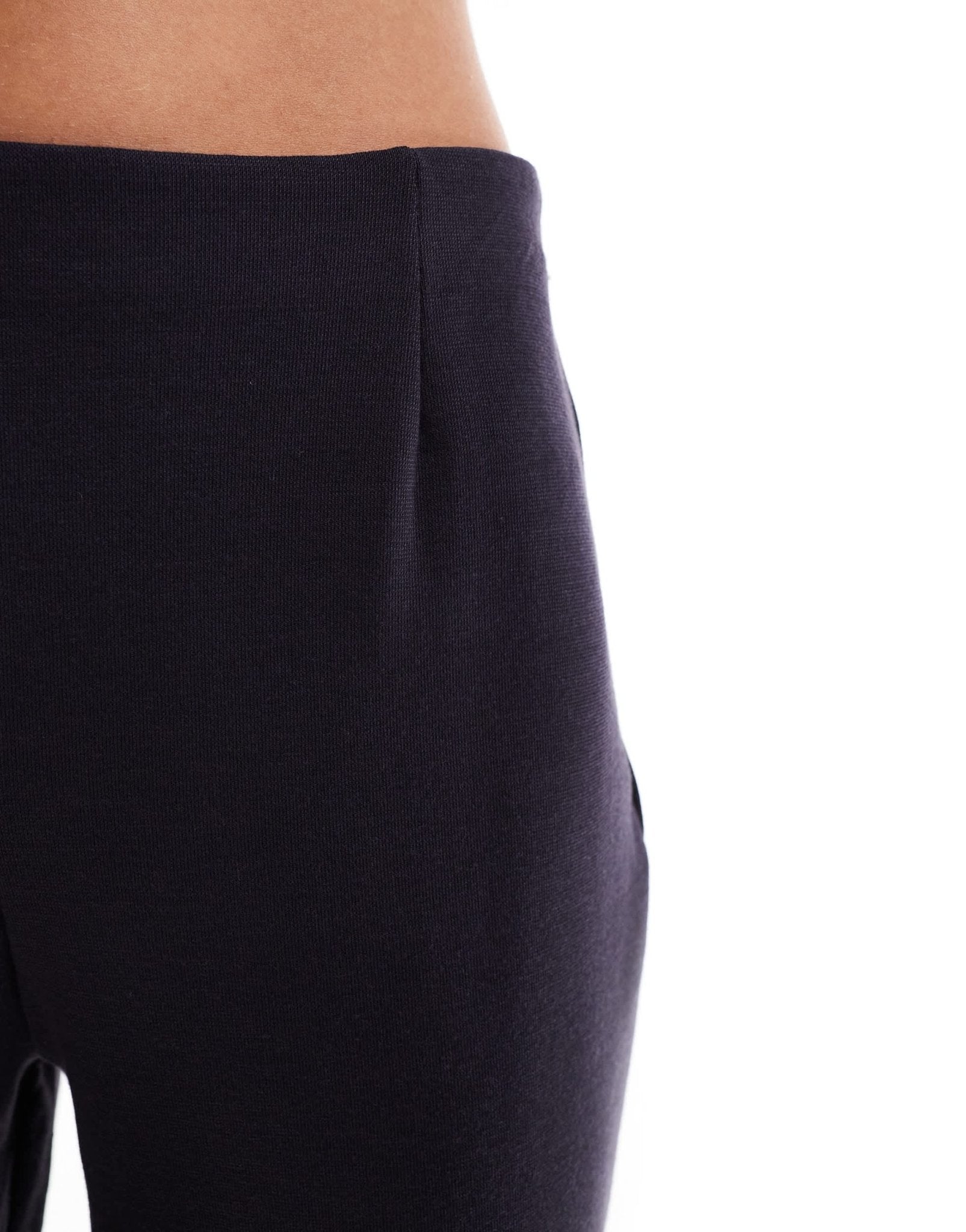 Mango straight leg pull on co - ord trousers in black - ASOS Sample Sale