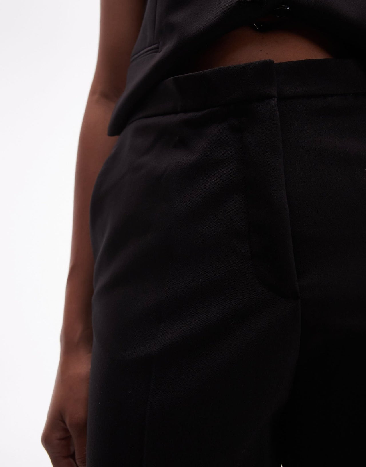 Mango suit slim trouser co - ord in black - ASOS Sample Sale