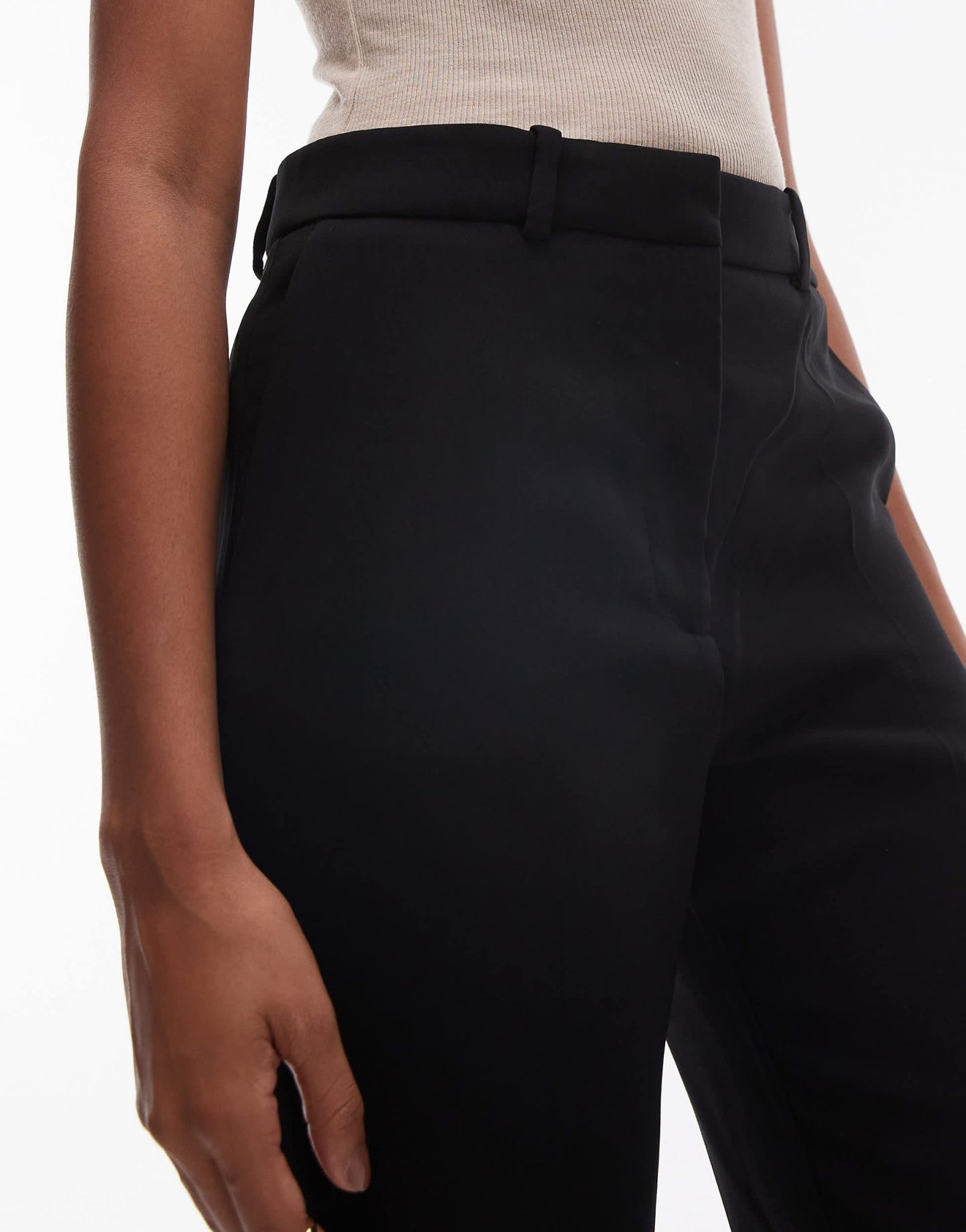 Mango tailored trouser co - ord in black - ASOS Sample Sale