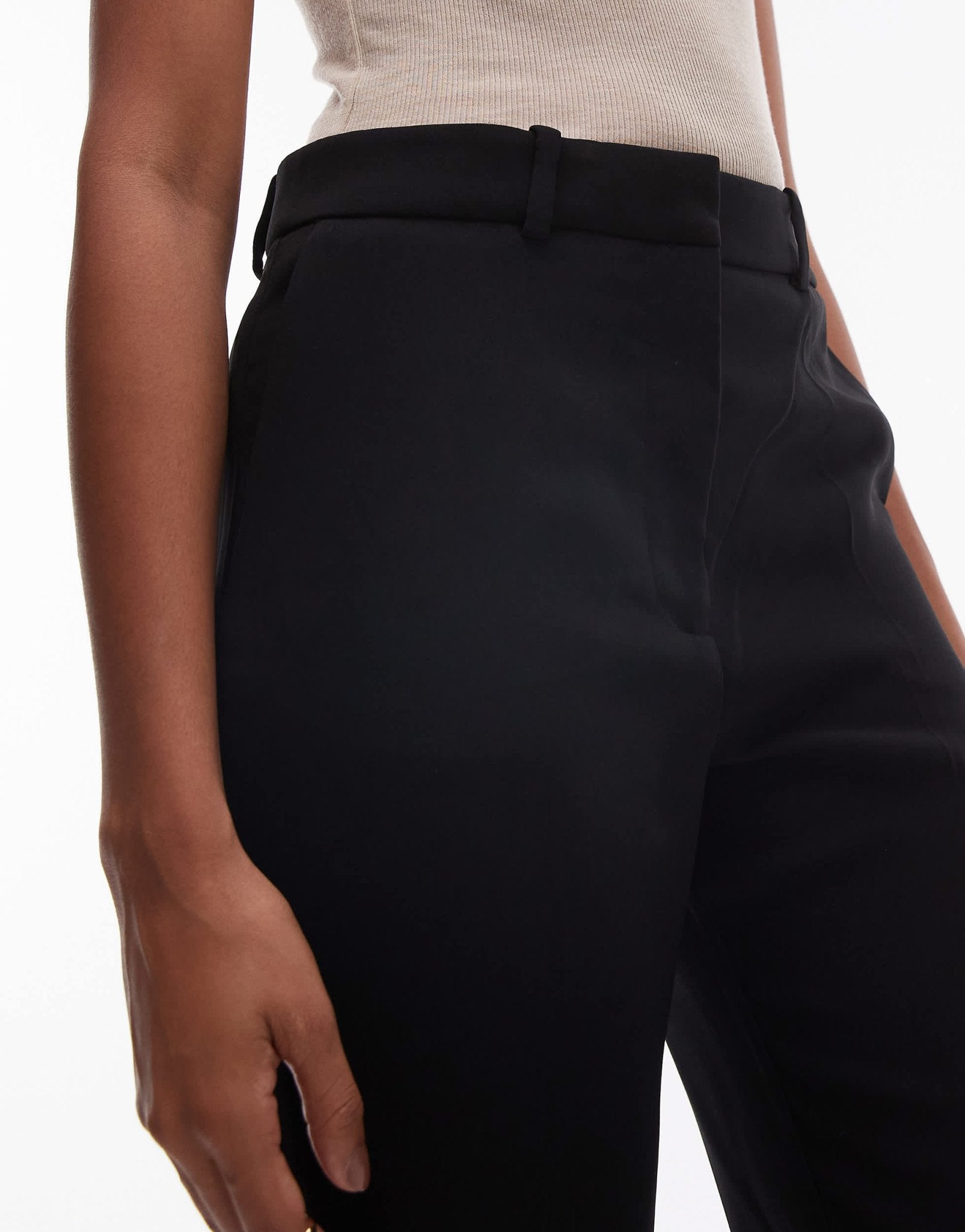 Mango tailored trouser co - ord in black - ASOS Sample Sale